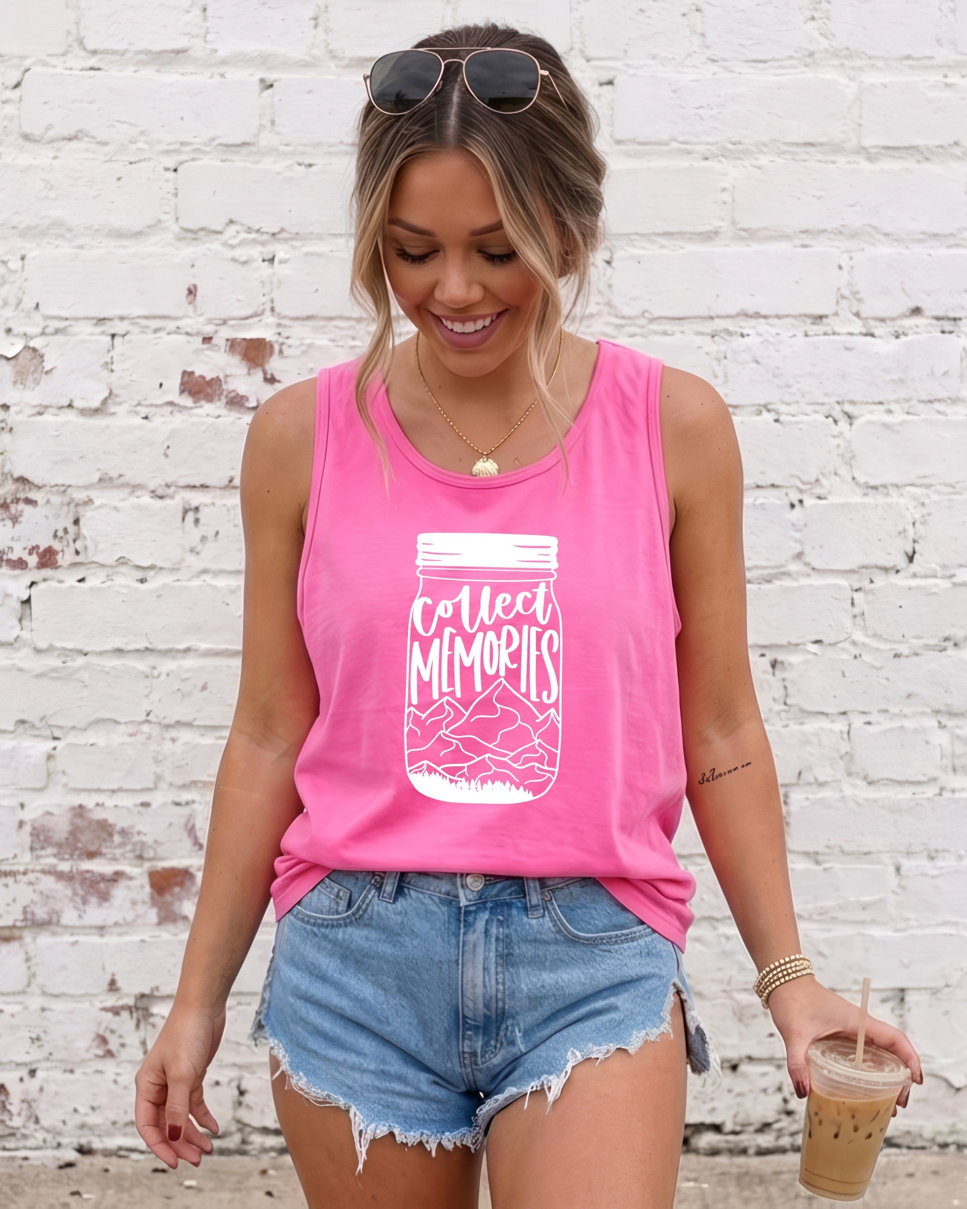 Comfort Colors Collect Memories Summer Tank Top Women Unisex