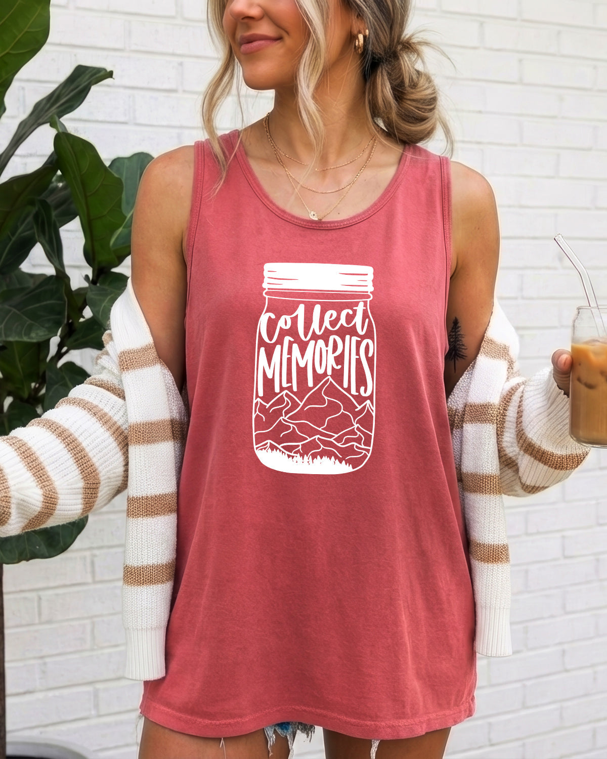 Comfort Colors Collect Memories Summer Tank Top Women Unisex