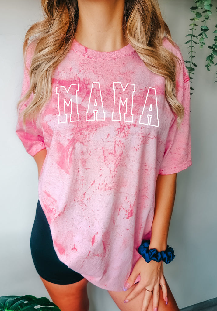 Mama Comfort Colors T Shirt (Outlined Font)