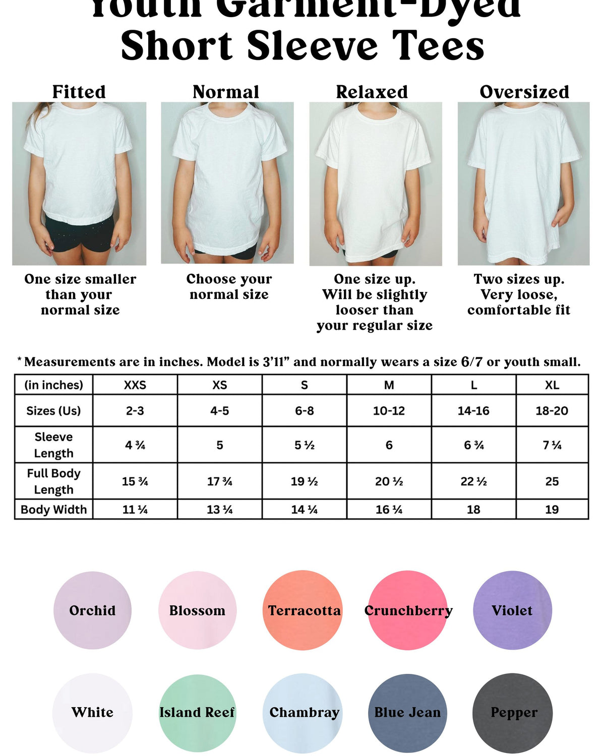 Camping Mode Nature Camping Hiking Garment Dyed Kids Youth Shirt