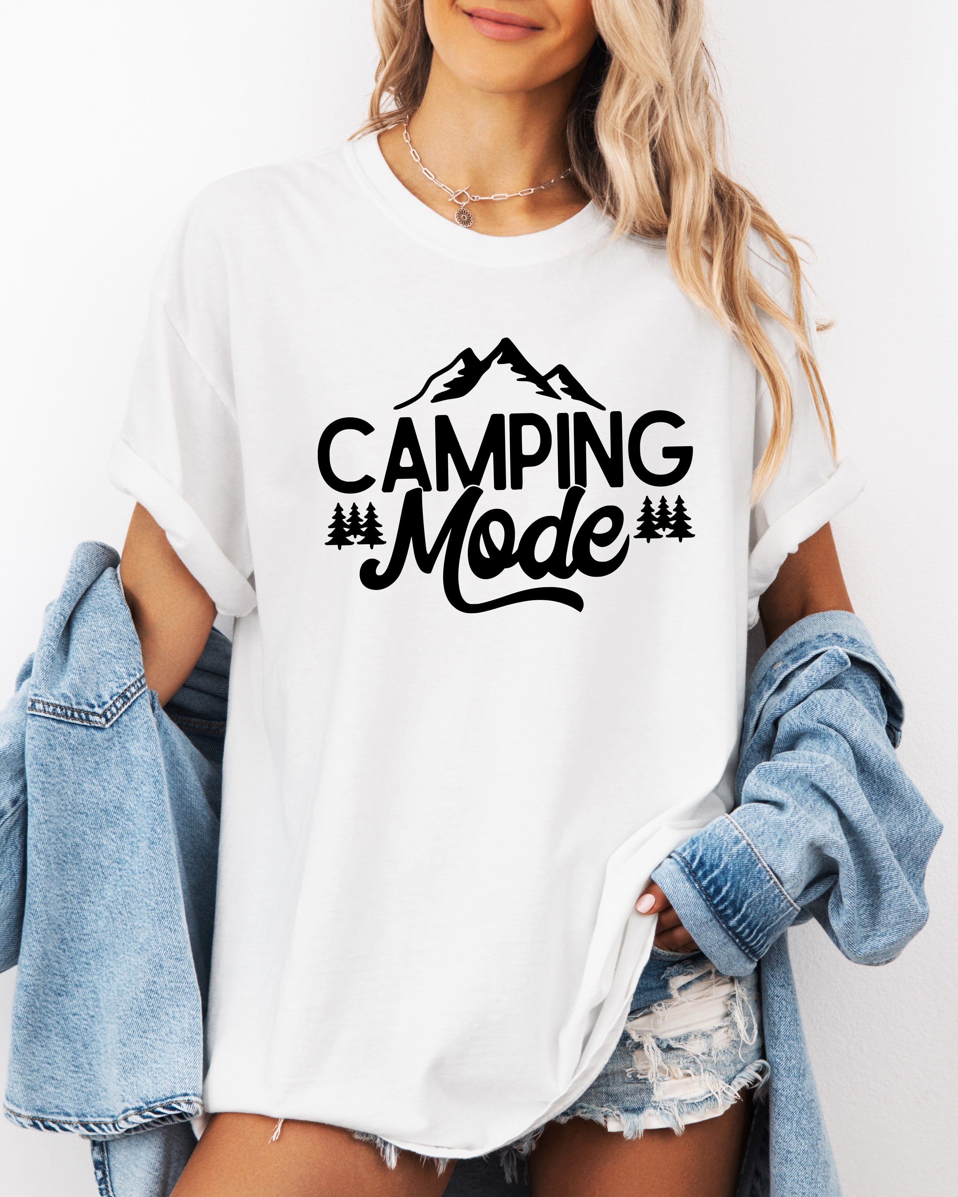 Camping Mode Nature Camping Hiking Garment Dyed Shirt