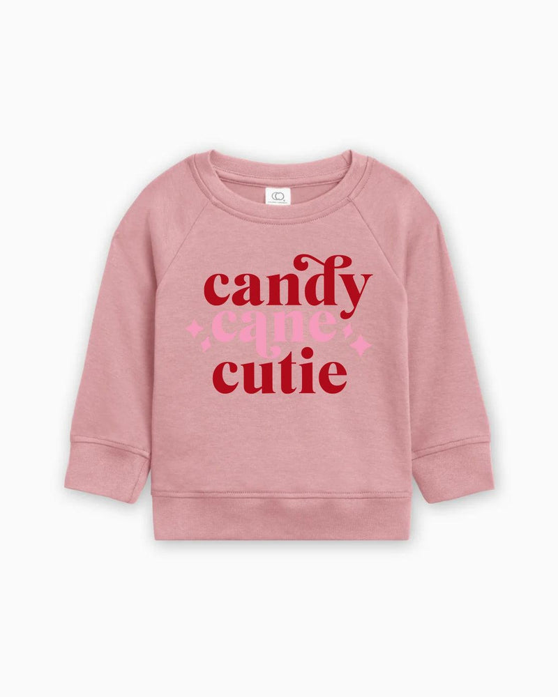 Candy Cane Cutie Christmas Organic cotton Baby Toddler Pullover