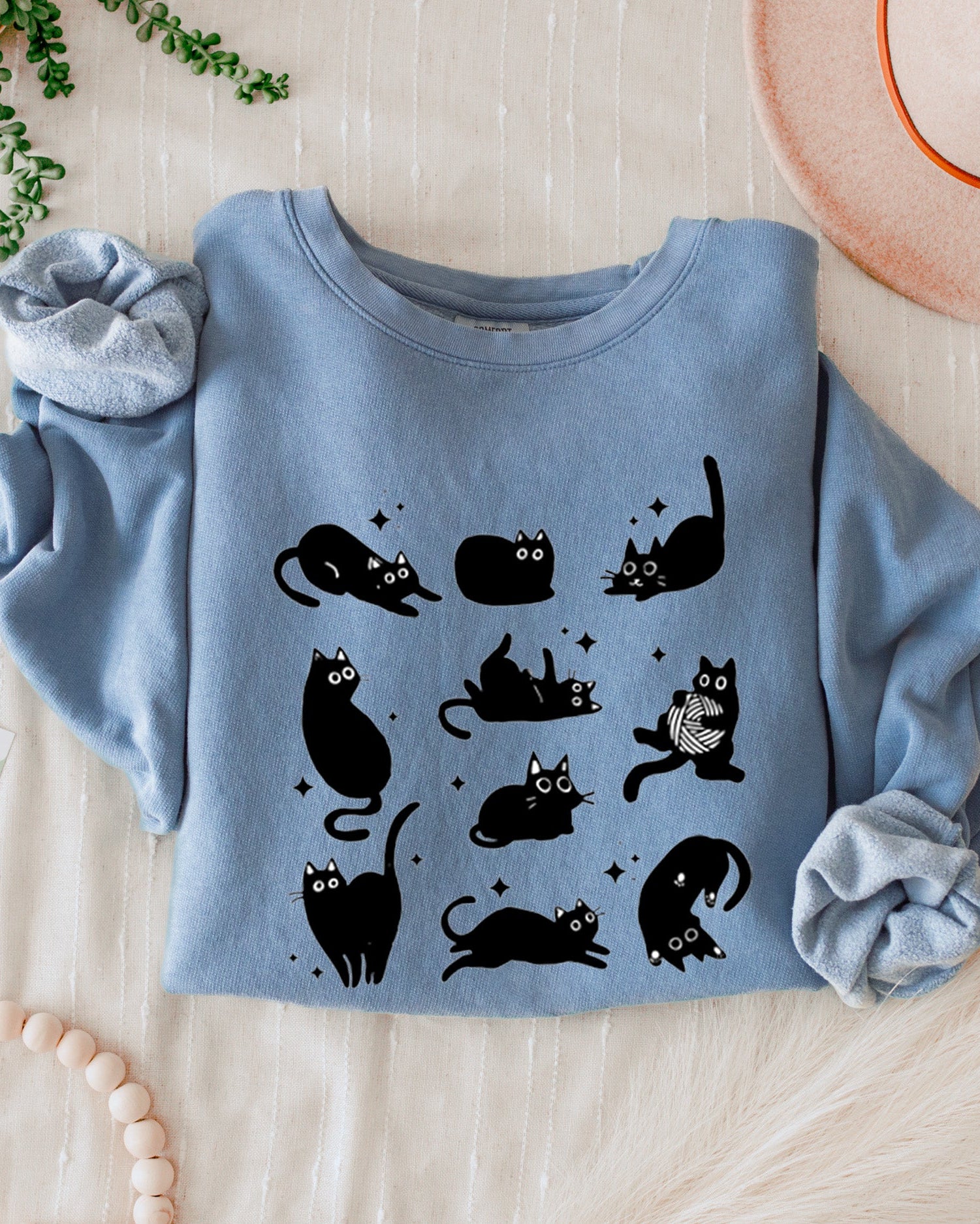 Cat Mom Pet Lover Garment Dyed Comfort Colors Sweatshirt