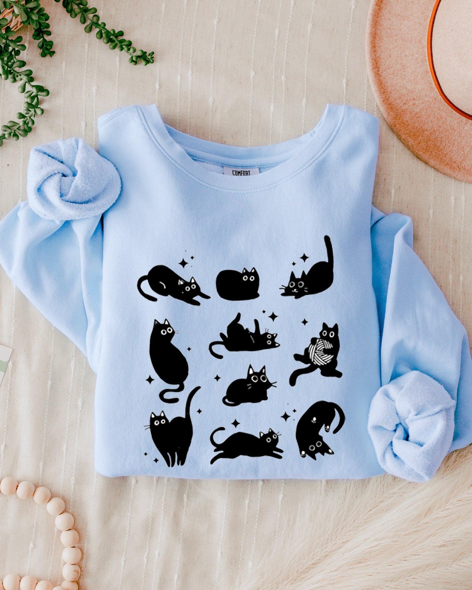 Cat Mom Pet Lover Garment Dyed Comfort Colors Sweatshirt