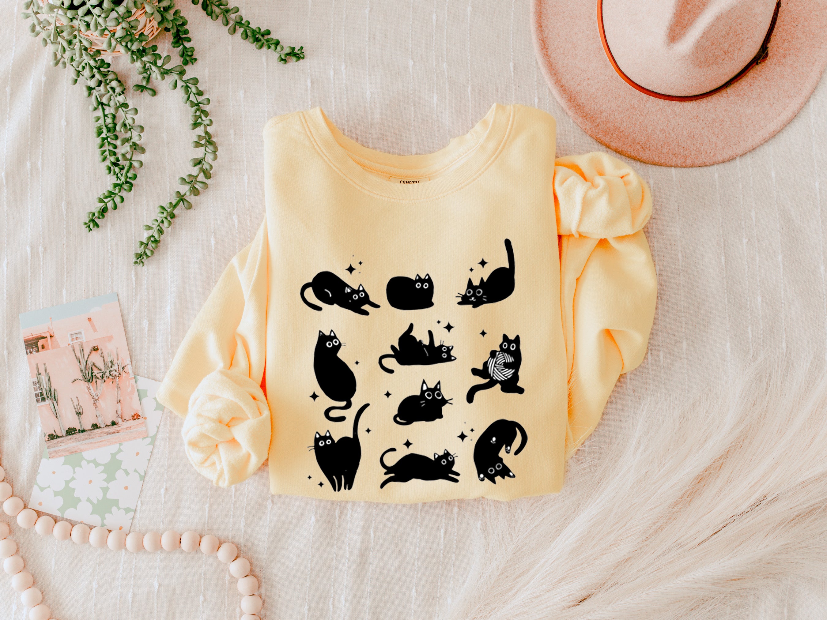 Cat Mom Pet Lover Garment Dyed Comfort Colors Sweatshirt