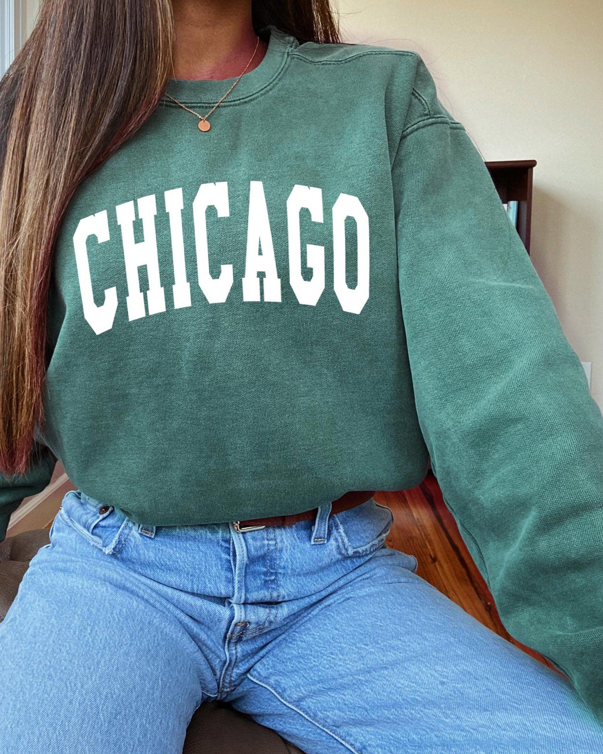 Chicago City Garment Dyed Comfort Colors Sweatshirt