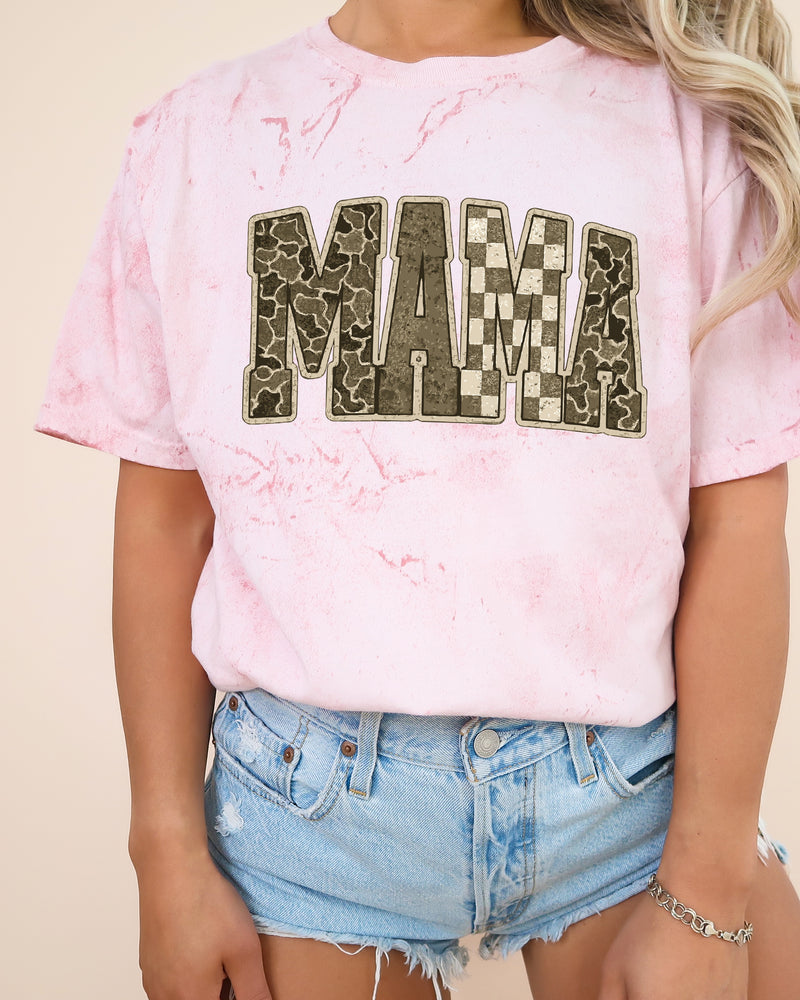 Mama Comfort Colors T Shirt (Military)