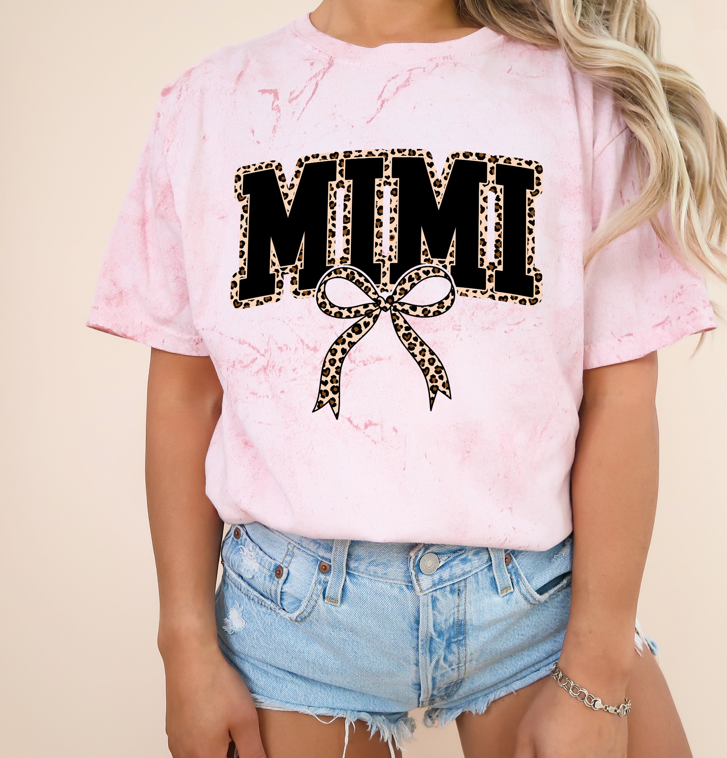 Mimi Leopard Grandma Comfort Colors Garment Dyed T Shirt