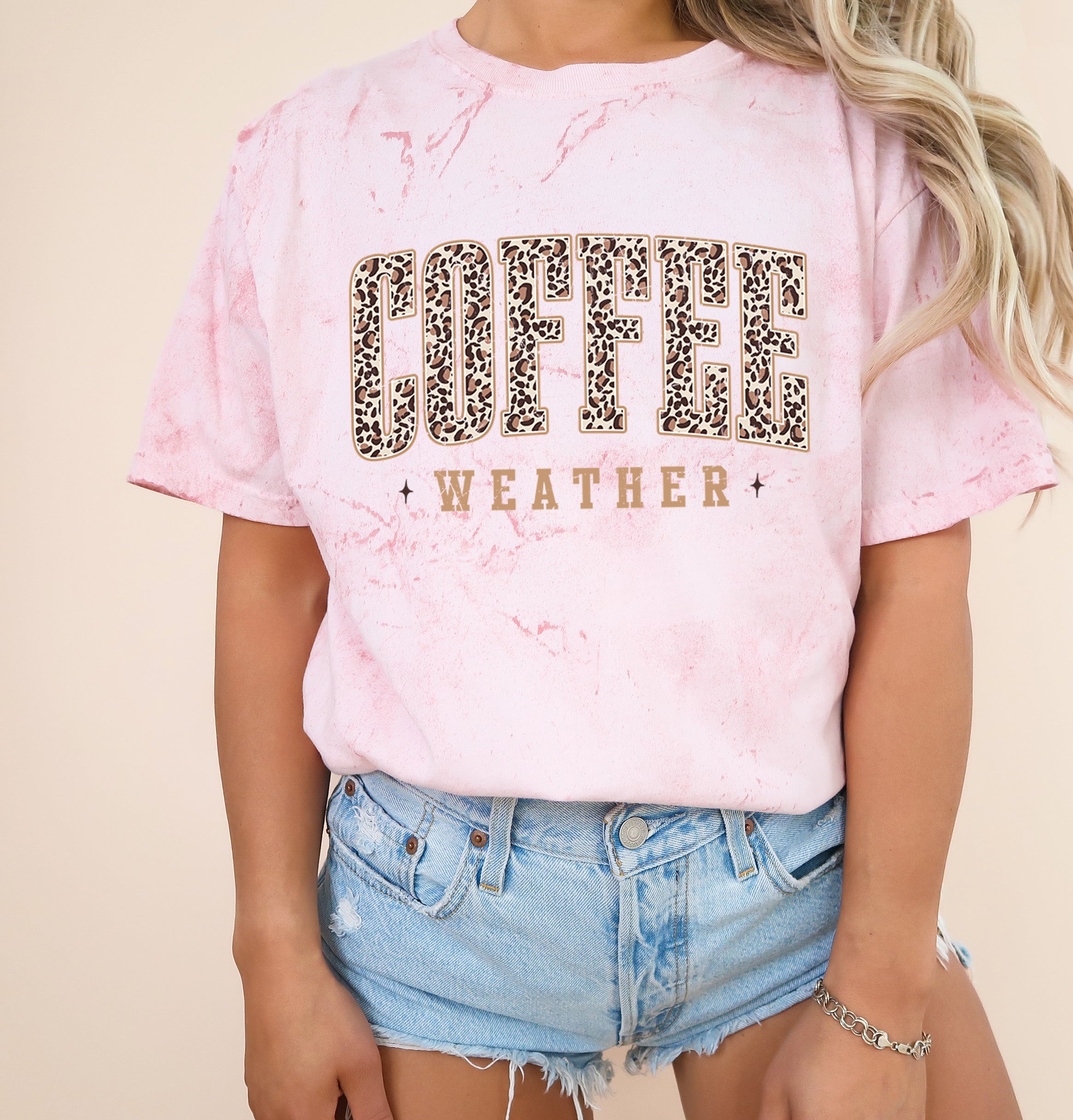 Coffee Weather Fall Thanksgiving day Christmas Autumn Comfort Colors Garment Dyed T Shirt