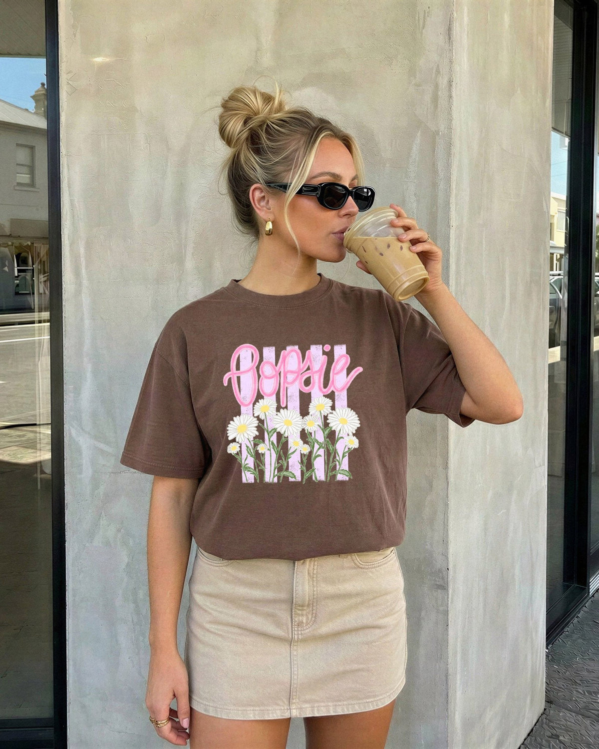 Oopsie Daisy Comfort Colors T-Shirt, Flower Nature Vacation Summer Gift