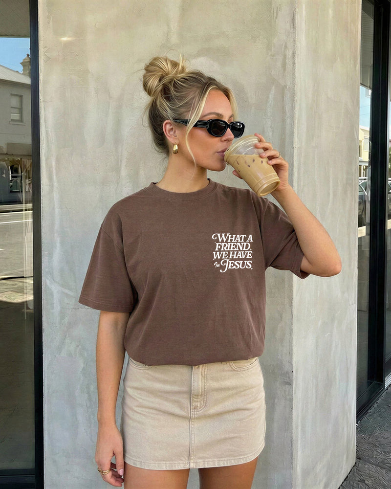 What a friend we have in Jesus Comfort Colors T Shirt Religious Jesus Bible