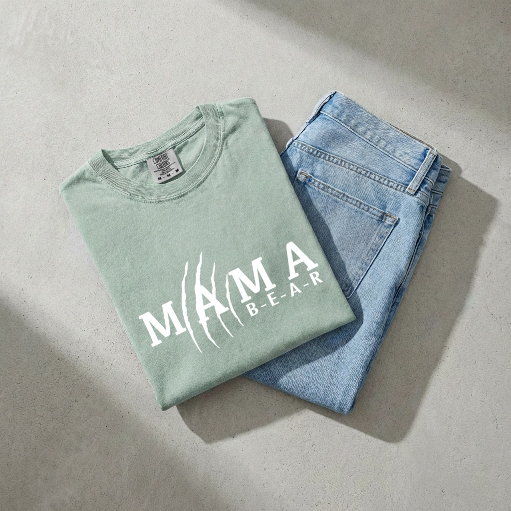 Mama Bear Comfort Colors T Shirt