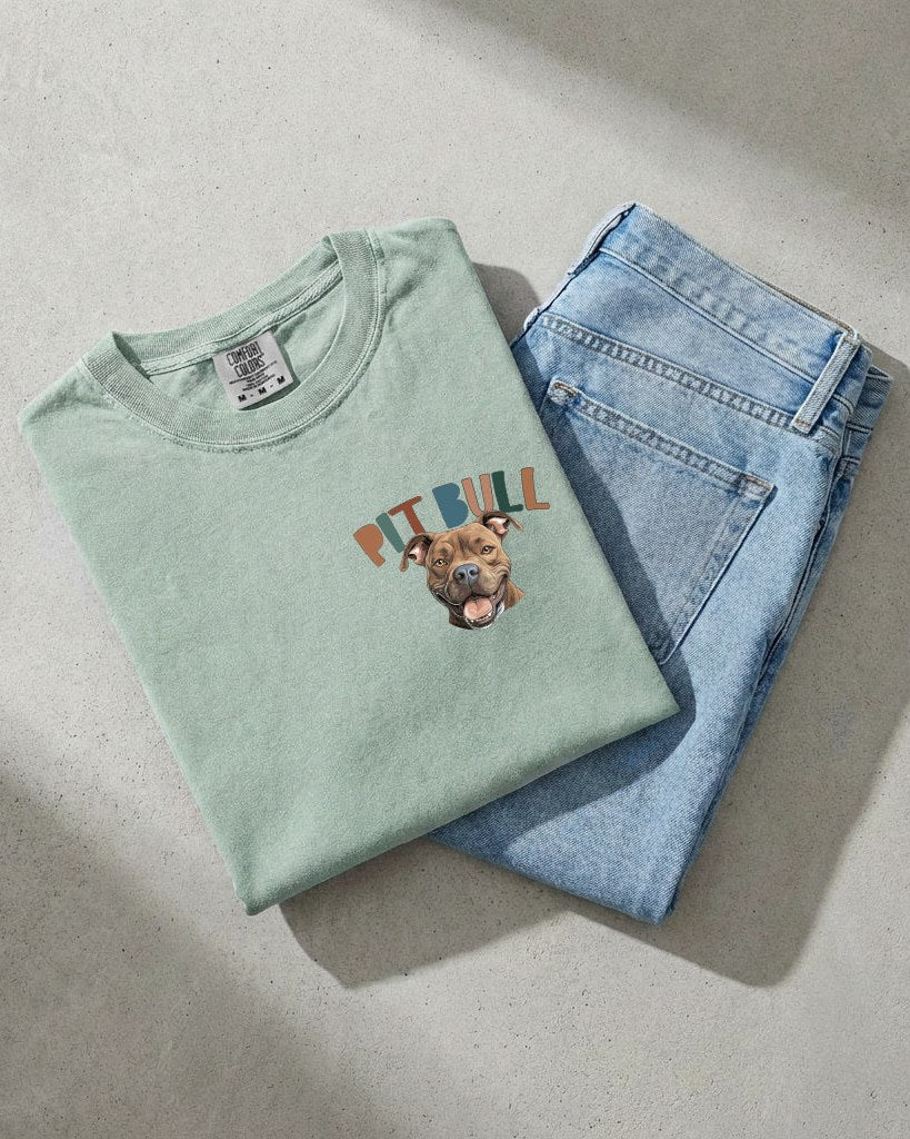 Pitbull Dog Comfort Colors T-Shirt, Pit Bull Lover Gift