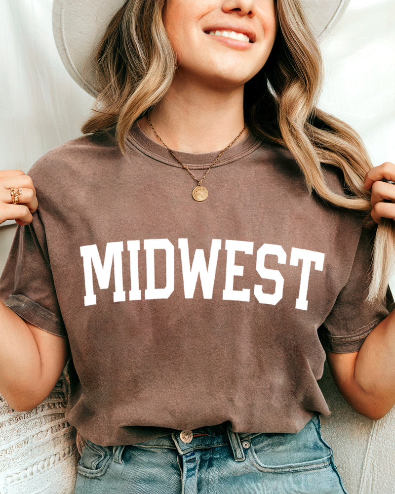 Midwest State City College Comfort Colors T Shirt Vacation Beach Lake Summer