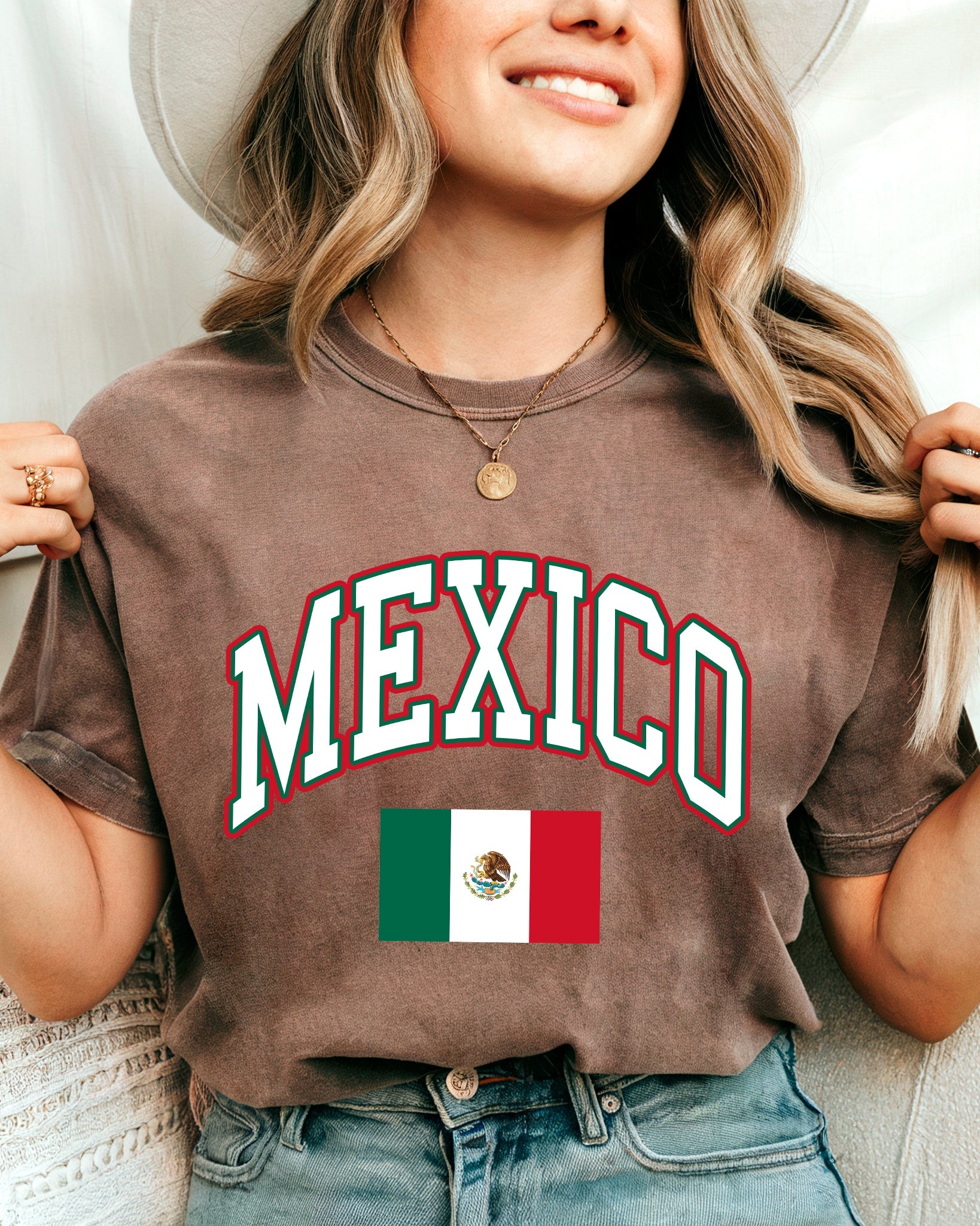 Mexico Flag Comfort Colors T Shirt