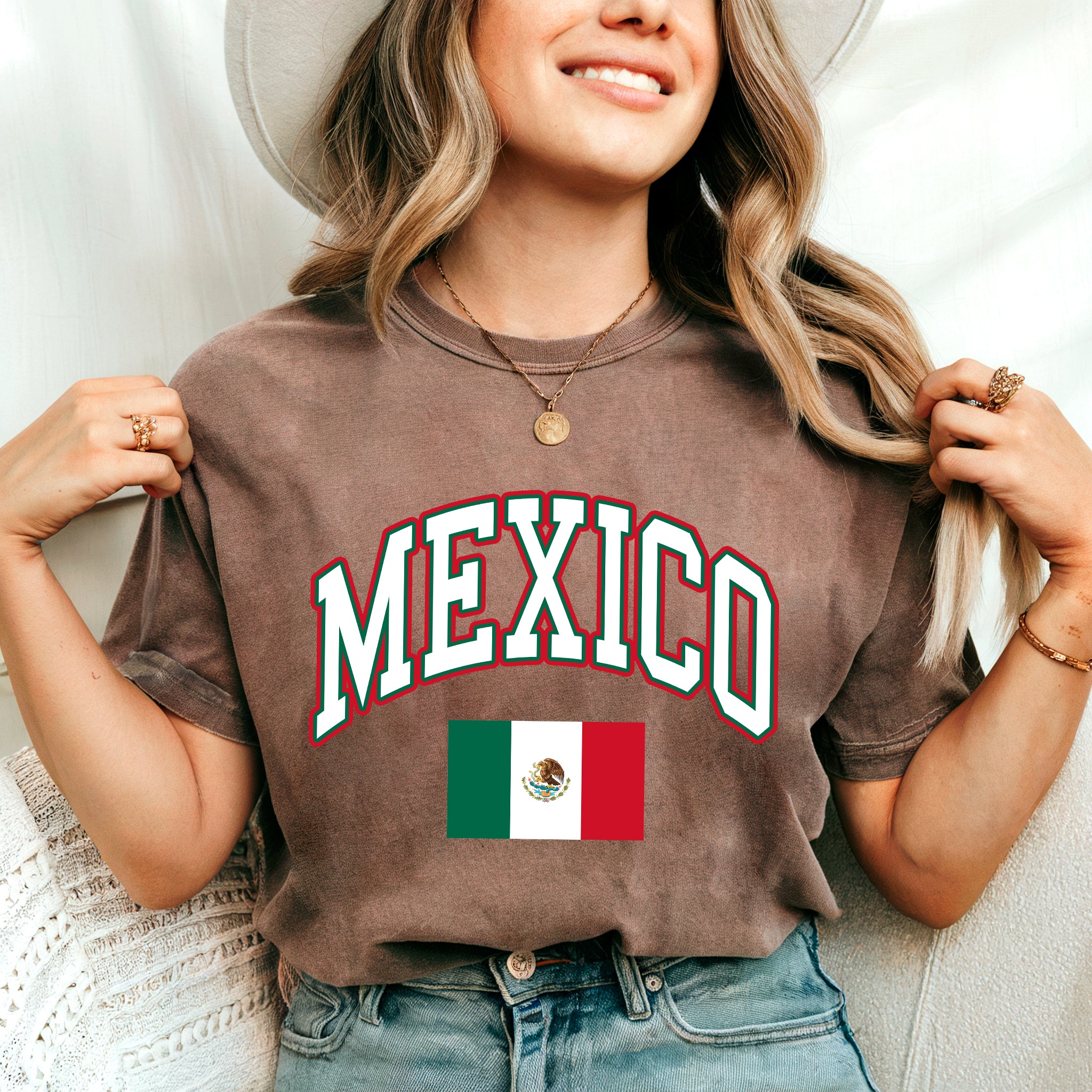 Mexico Flag Comfort Colors T Shirt
