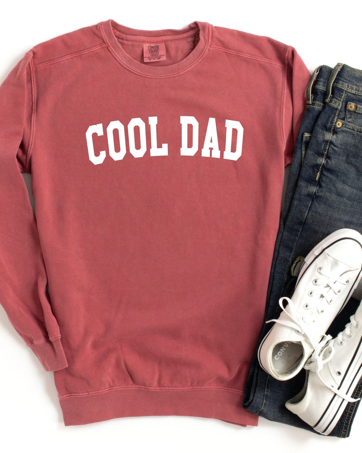 Cool Dad Garment Dyed Comfort Colors Sweatshirt