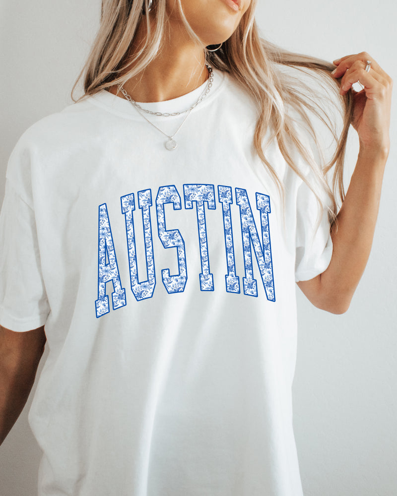 Austin Texas State City College Comfort Colors T Shirt