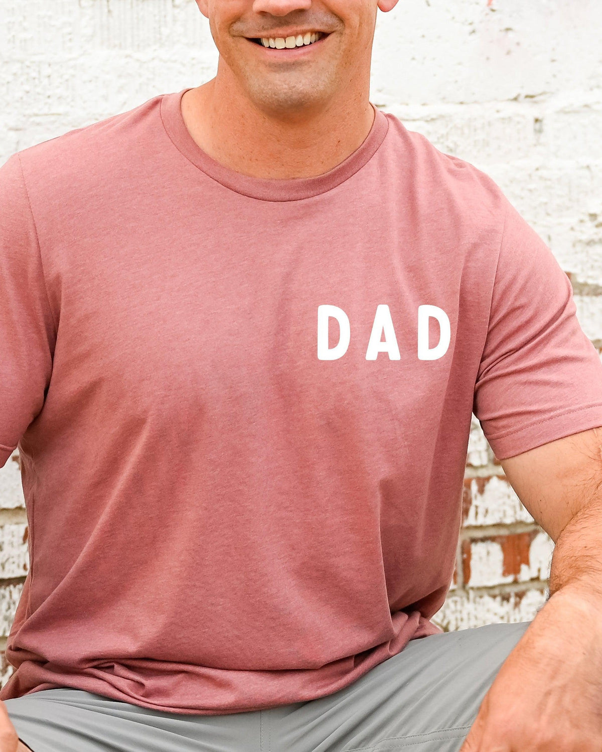 Dad T Shirt | Daddy T shirt, Mother's day matching shirts (Rounded font left corner)