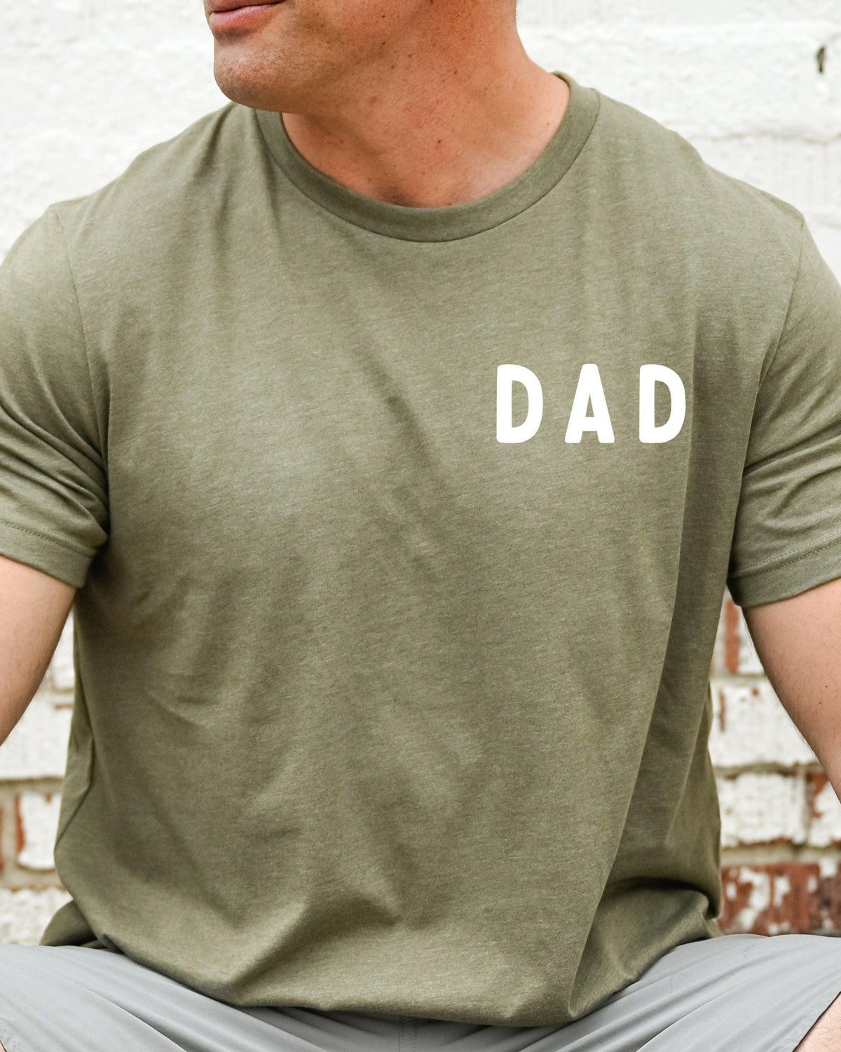 Dad T Shirt | Daddy T shirt, Mother's day matching shirts (Rounded font left corner)