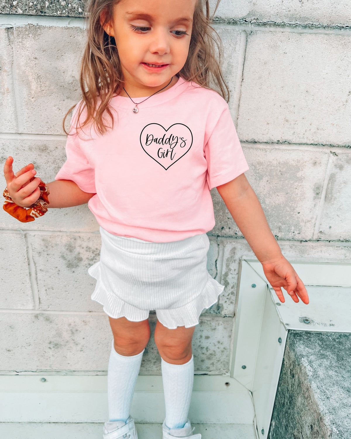 Daddy's Girl Heart Around Baby And Toddler T Shirt