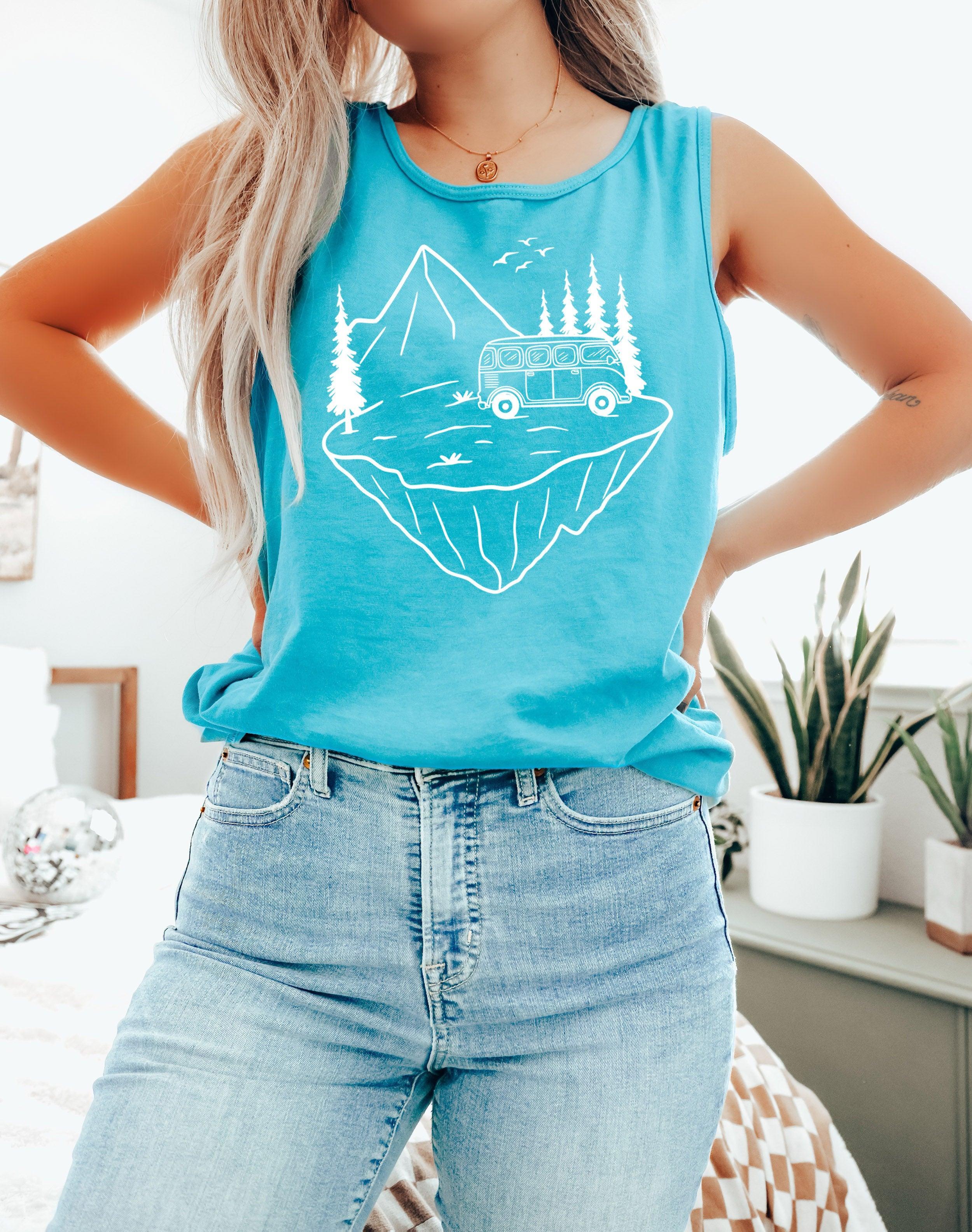 Desert Camping Mountain Hiking Nature Comfort Colors Tank Top