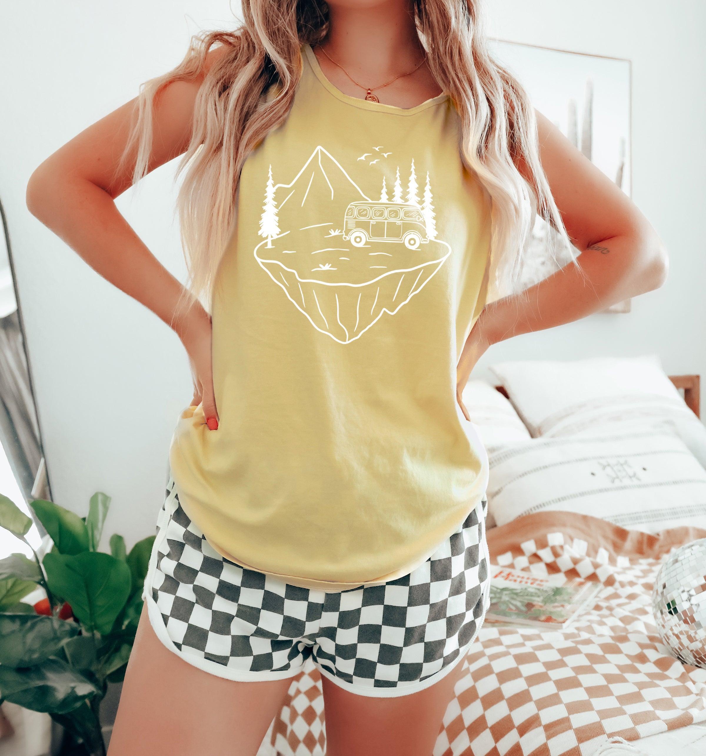 Desert Camping Mountain Hiking Nature Comfort Colors Tank Top