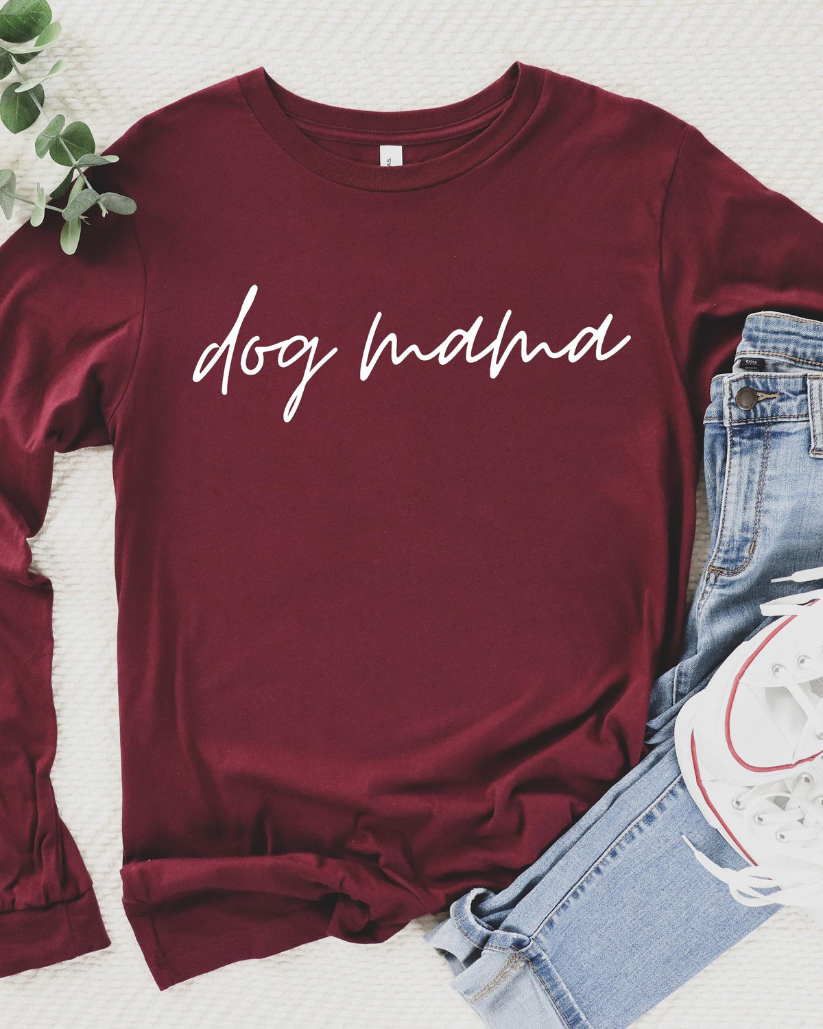 Dog Mom Long Sleeve Tshirt