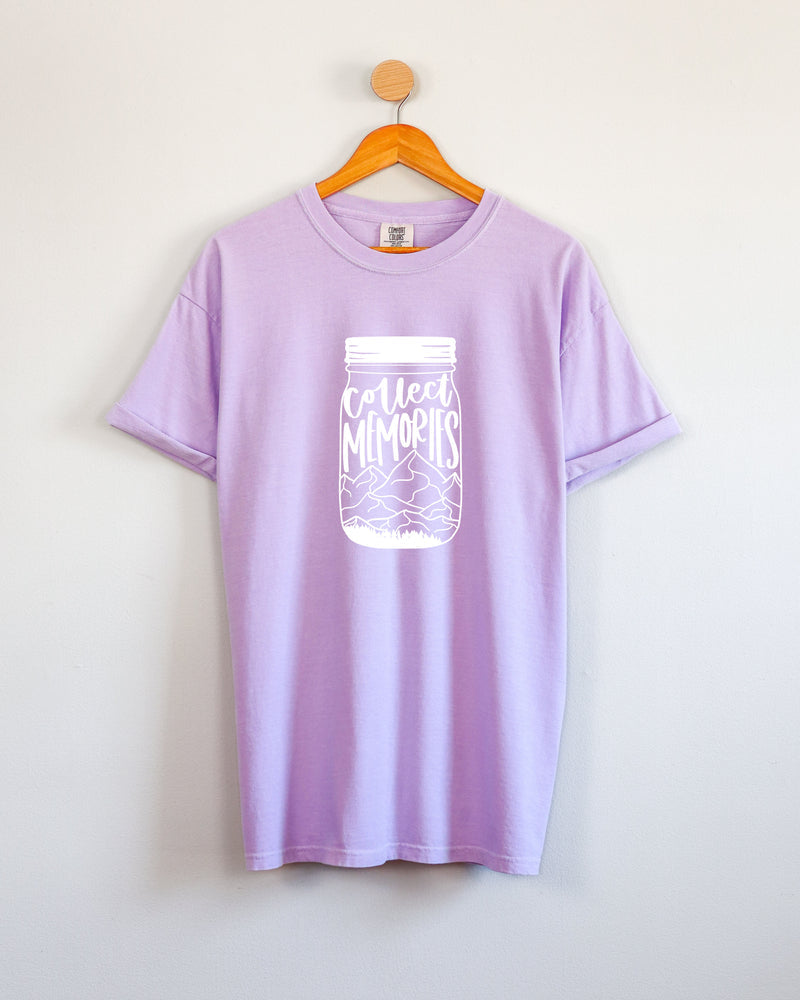 Collect Memories Beach Nature Comfort Colors T Shirt Vacation Lake Summer