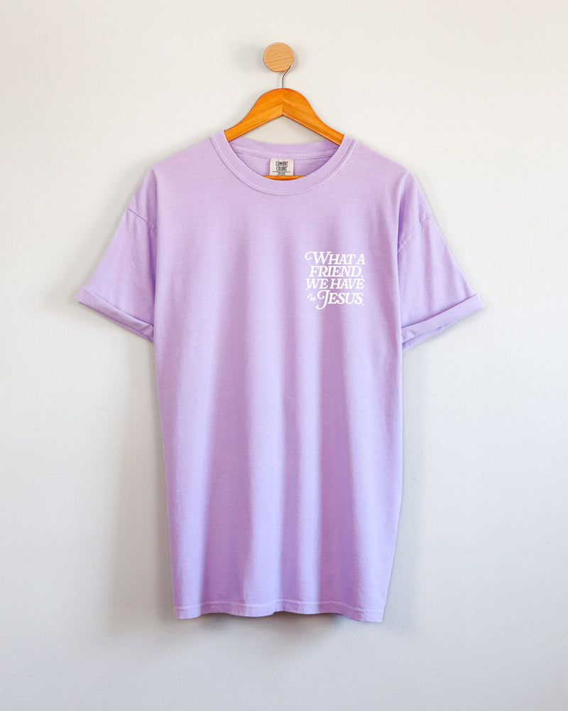 What a friend we have in Jesus Comfort Colors T Shirt Religious Jesus Bible
