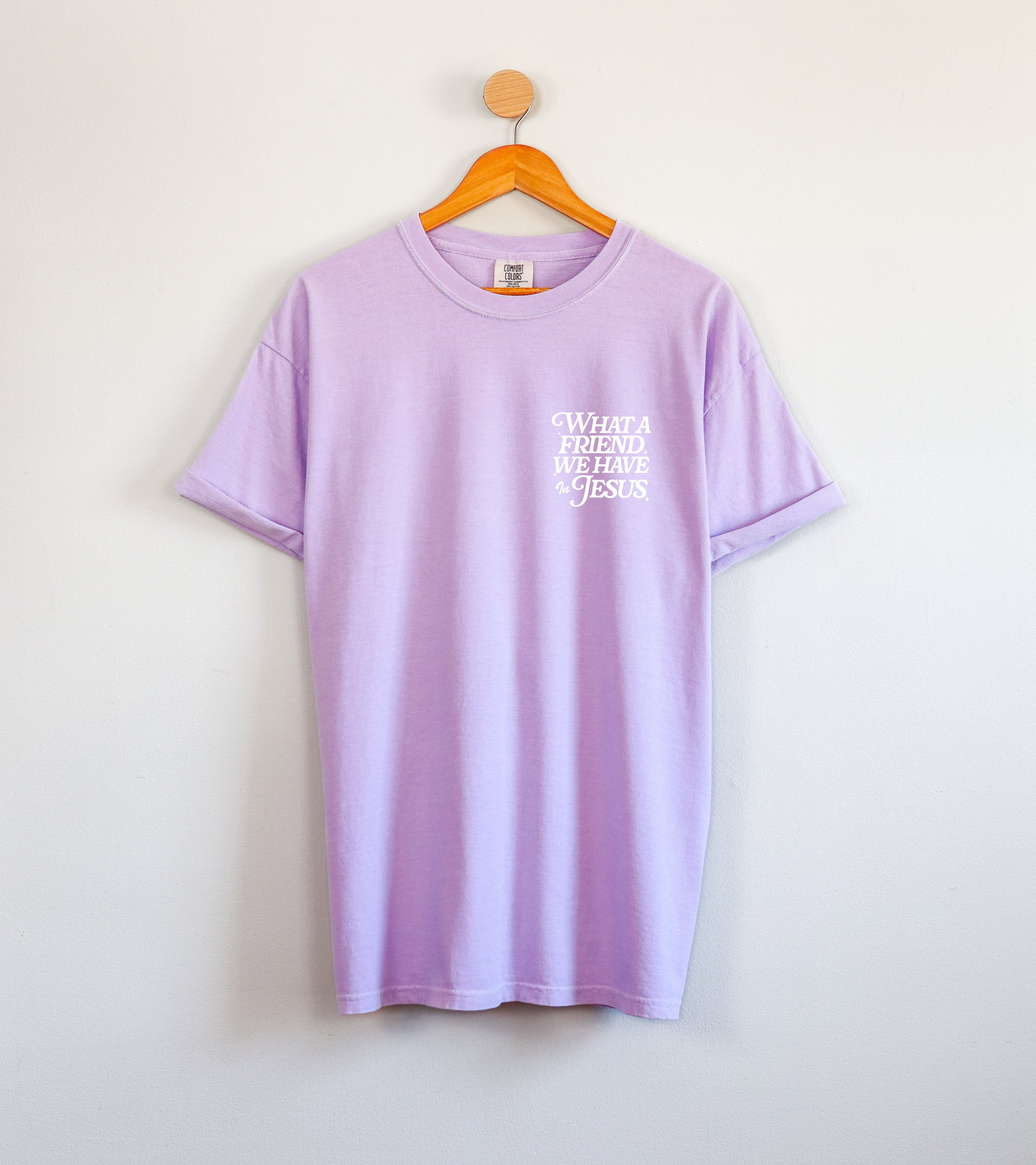 What a friend we have in Jesus Comfort Colors T Shirt Religious Jesus Bible