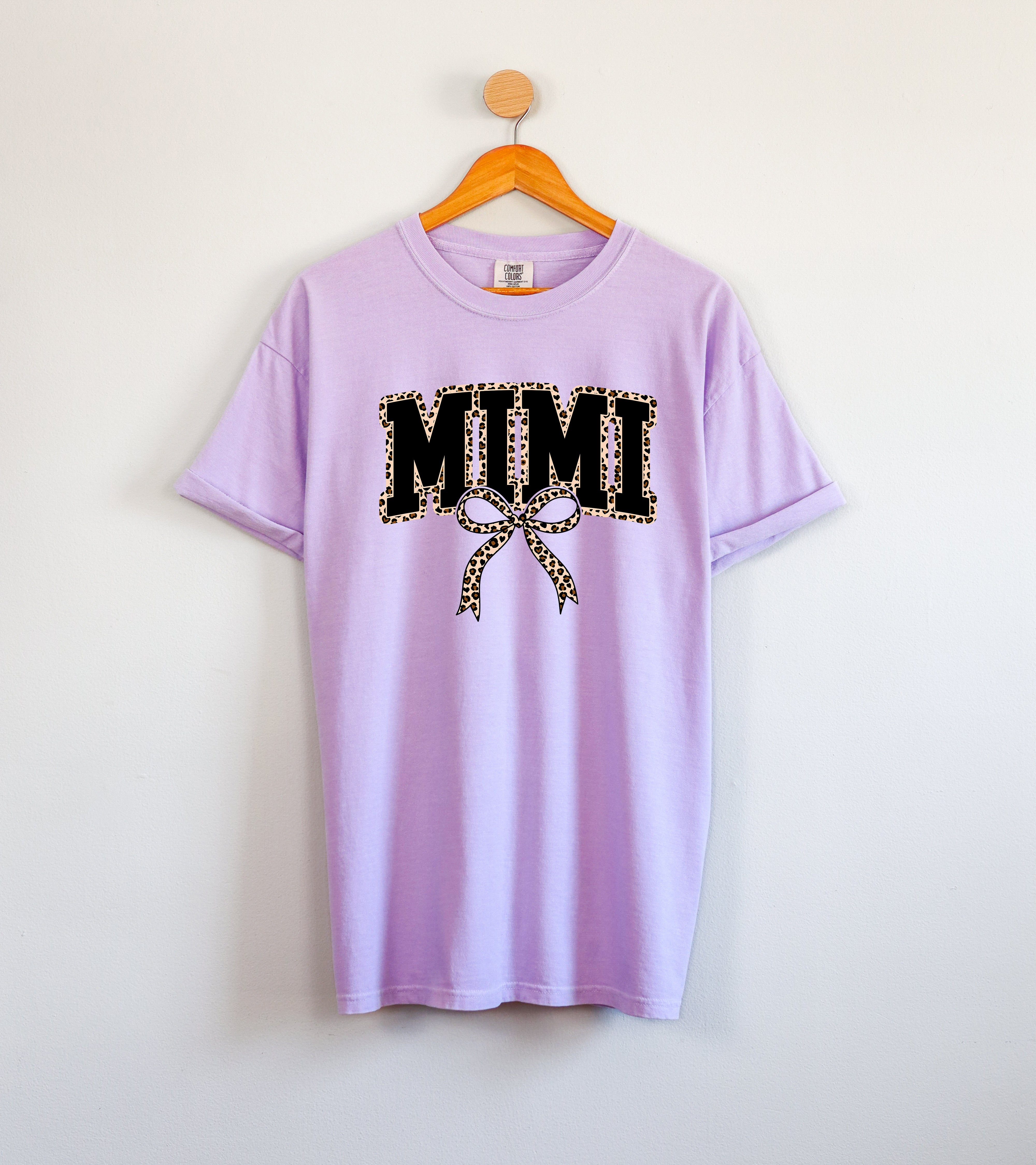 Mimi Leopard Grandma Comfort Colors Garment Dyed T Shirt
