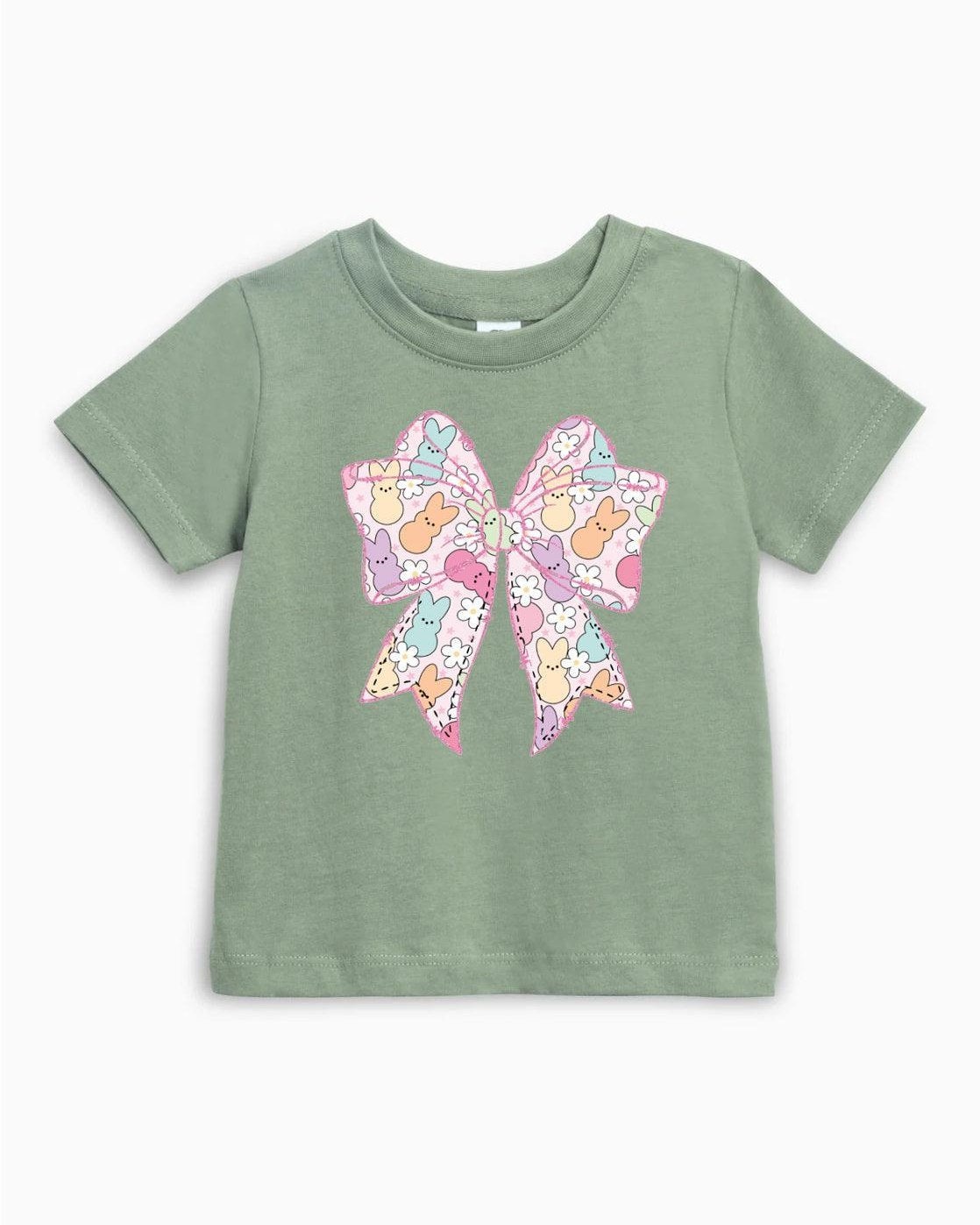Easter Egg Bunny Ribbon Organic Cotton Baby And Kids Tee Easter Christian