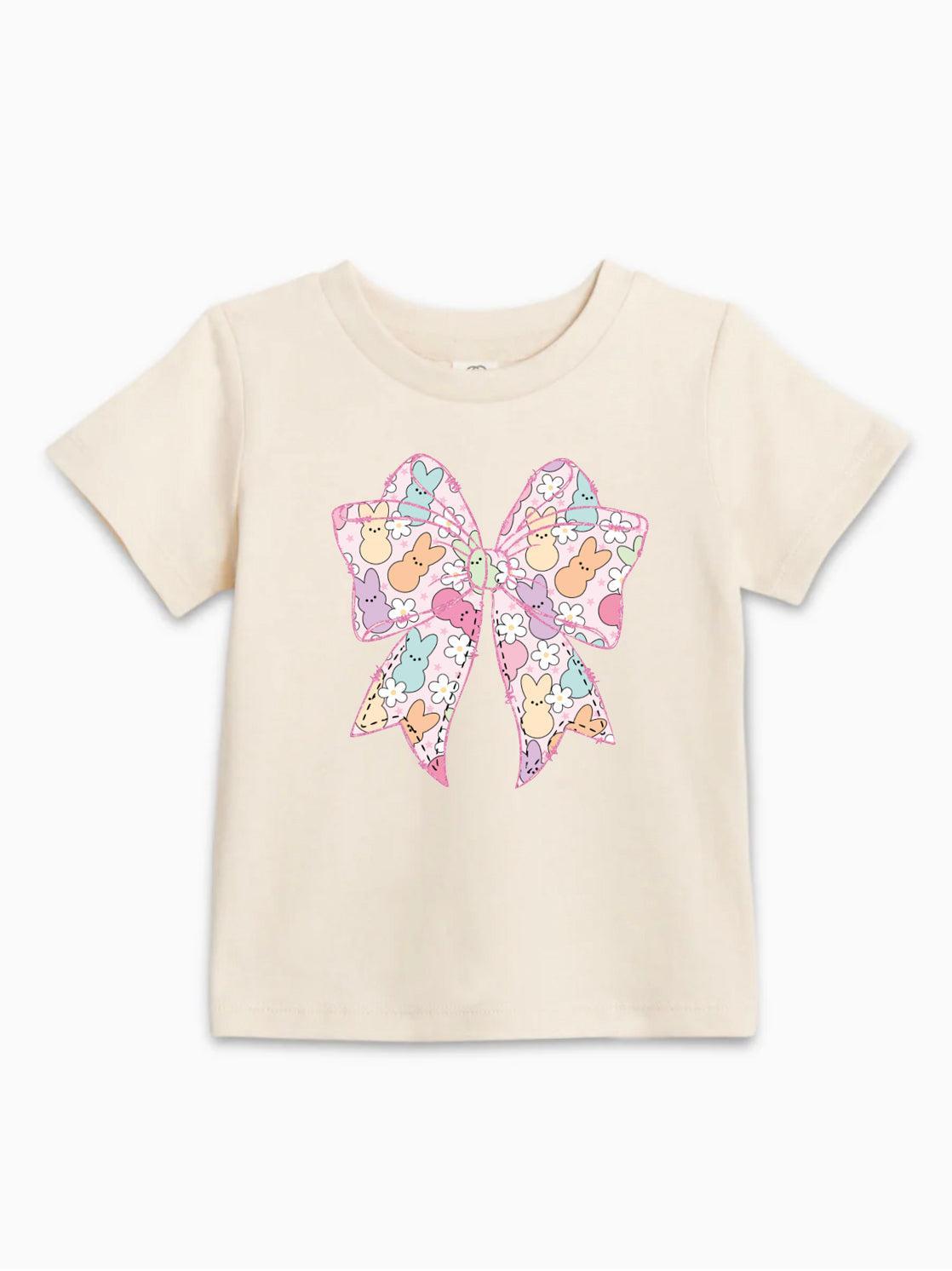 Easter Egg Bunny Ribbon Organic Cotton Baby And Kids Tee Easter Christian