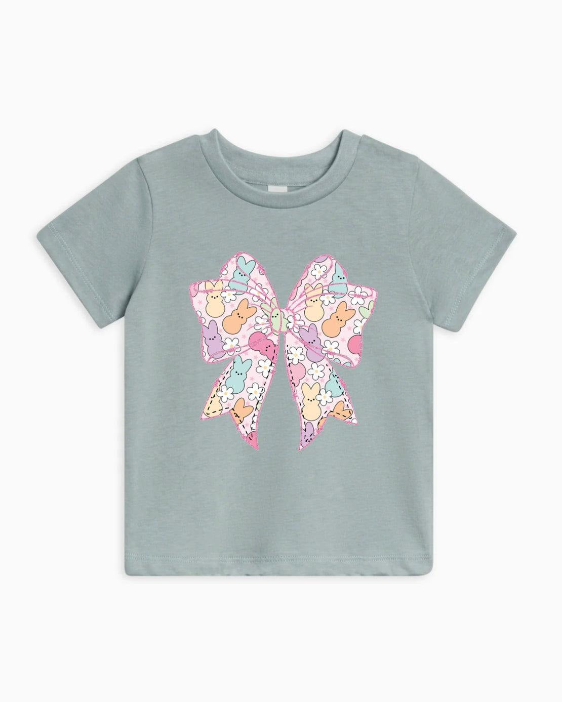 Easter Egg Bunny Ribbon Organic Cotton Baby And Kids Tee Easter Christian