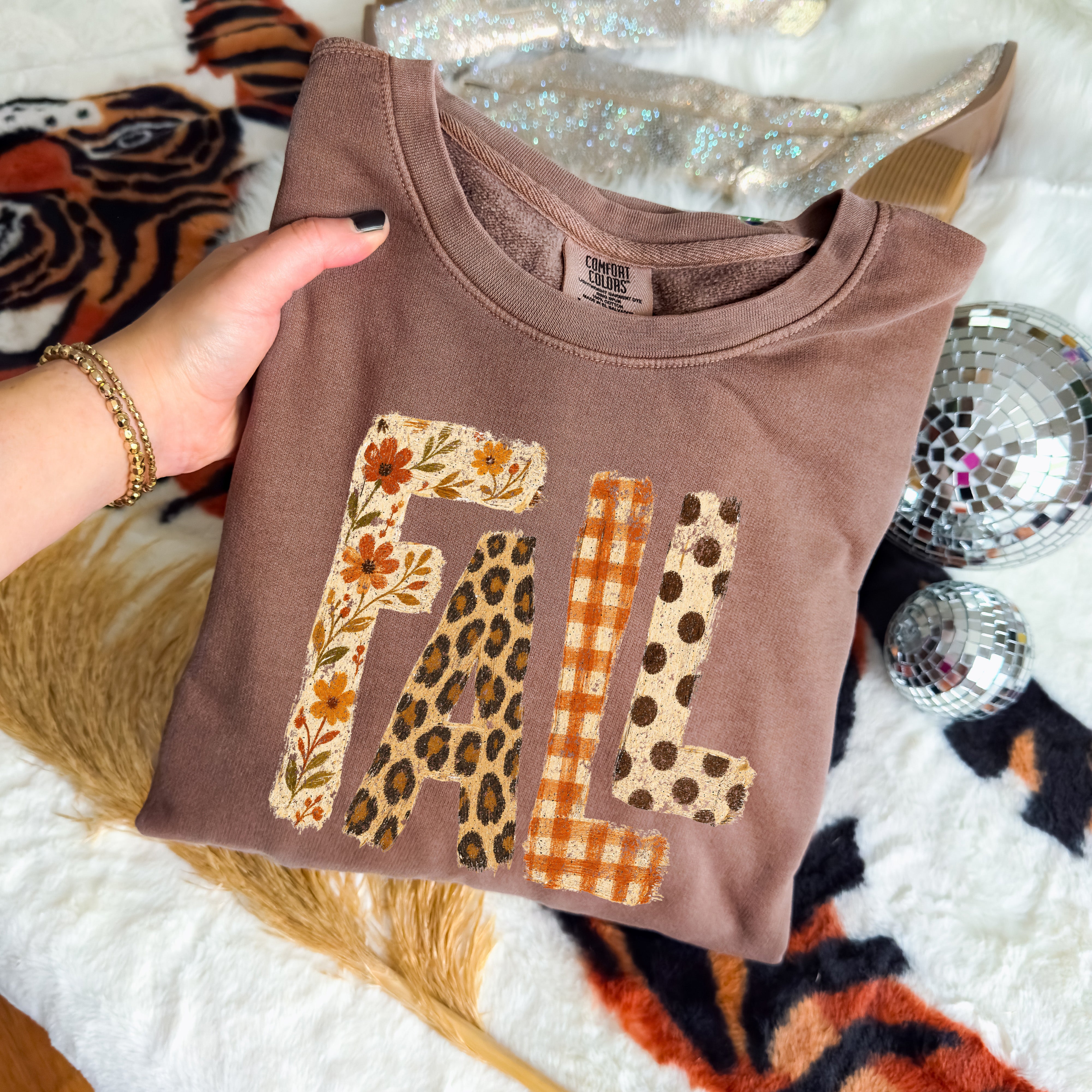 Fall Autumn Season Thanksgiving day Cozy season 100% cotton Garment Dyed Comfort Colors Sweatshirt