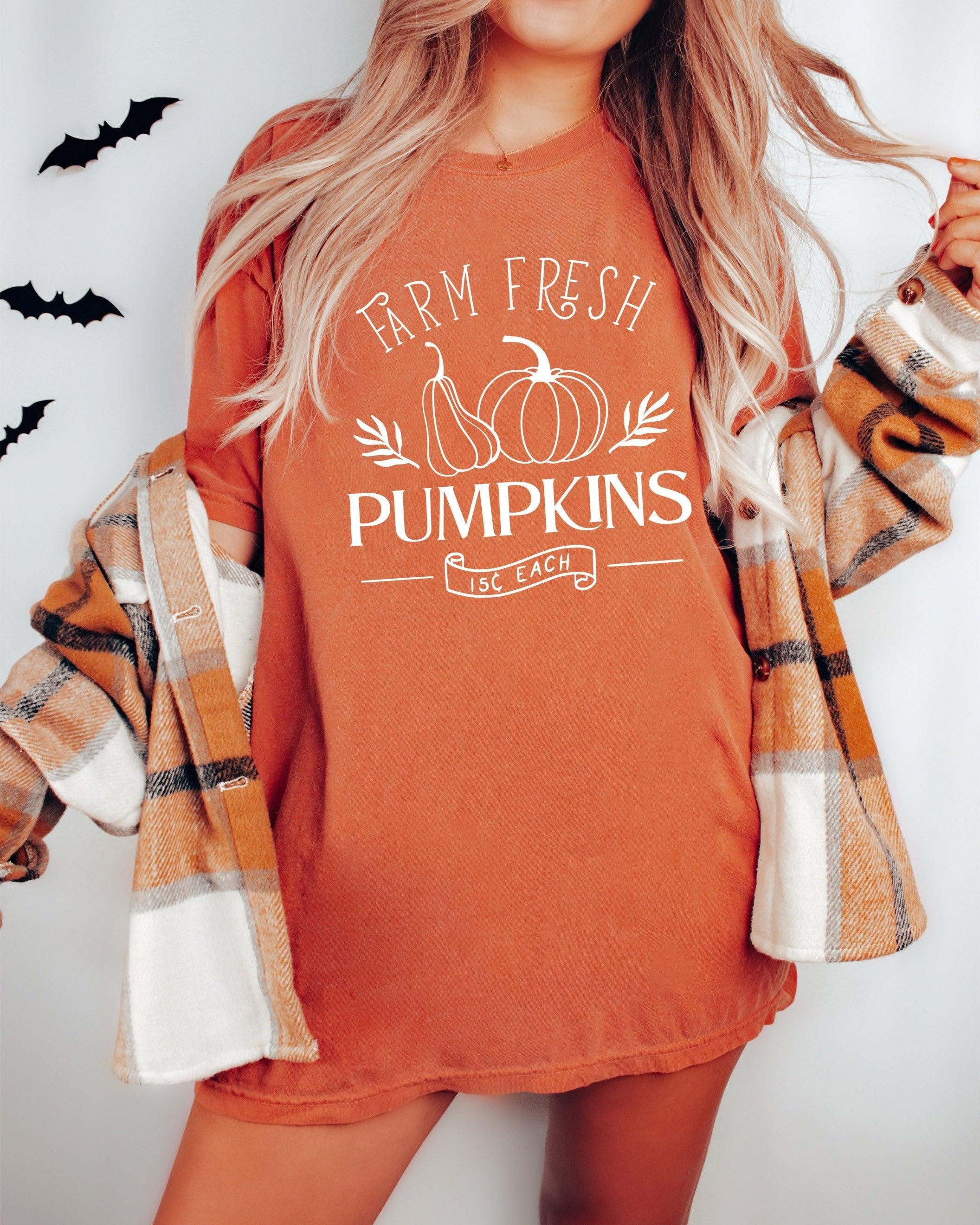 Farm Fresh Pumpkins Fall Comfort Colors T Shirt