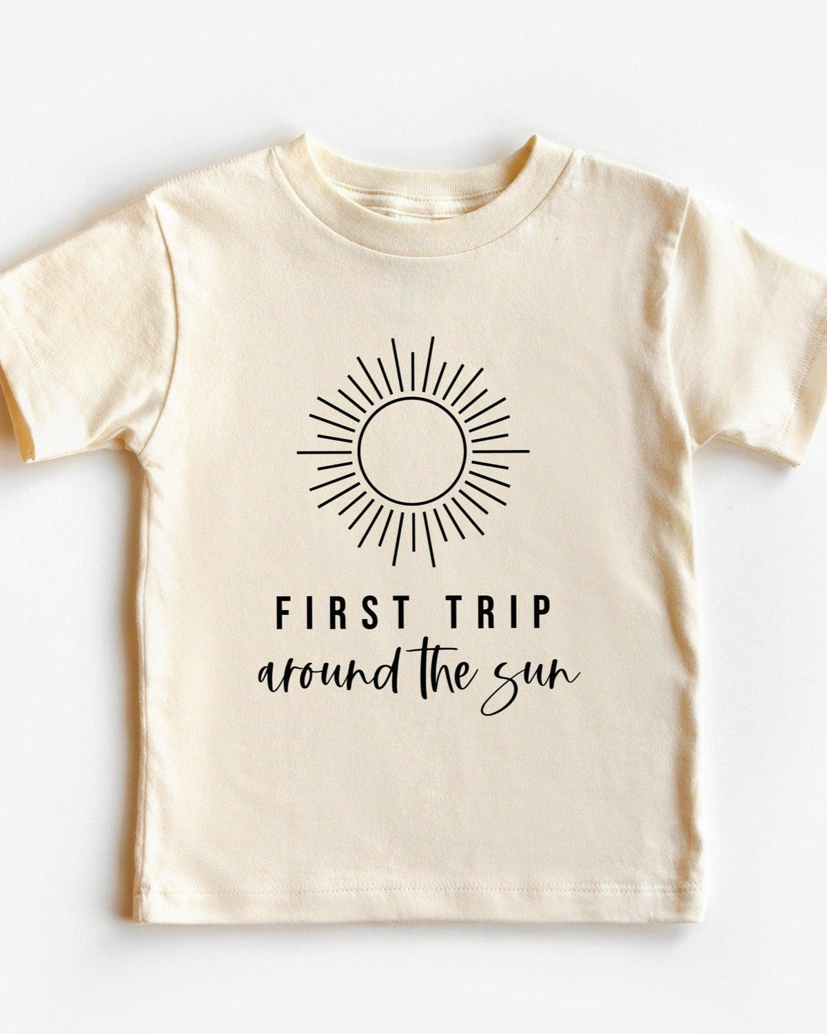 First Trip Around The Sun Organic Cotton Kids Tee
