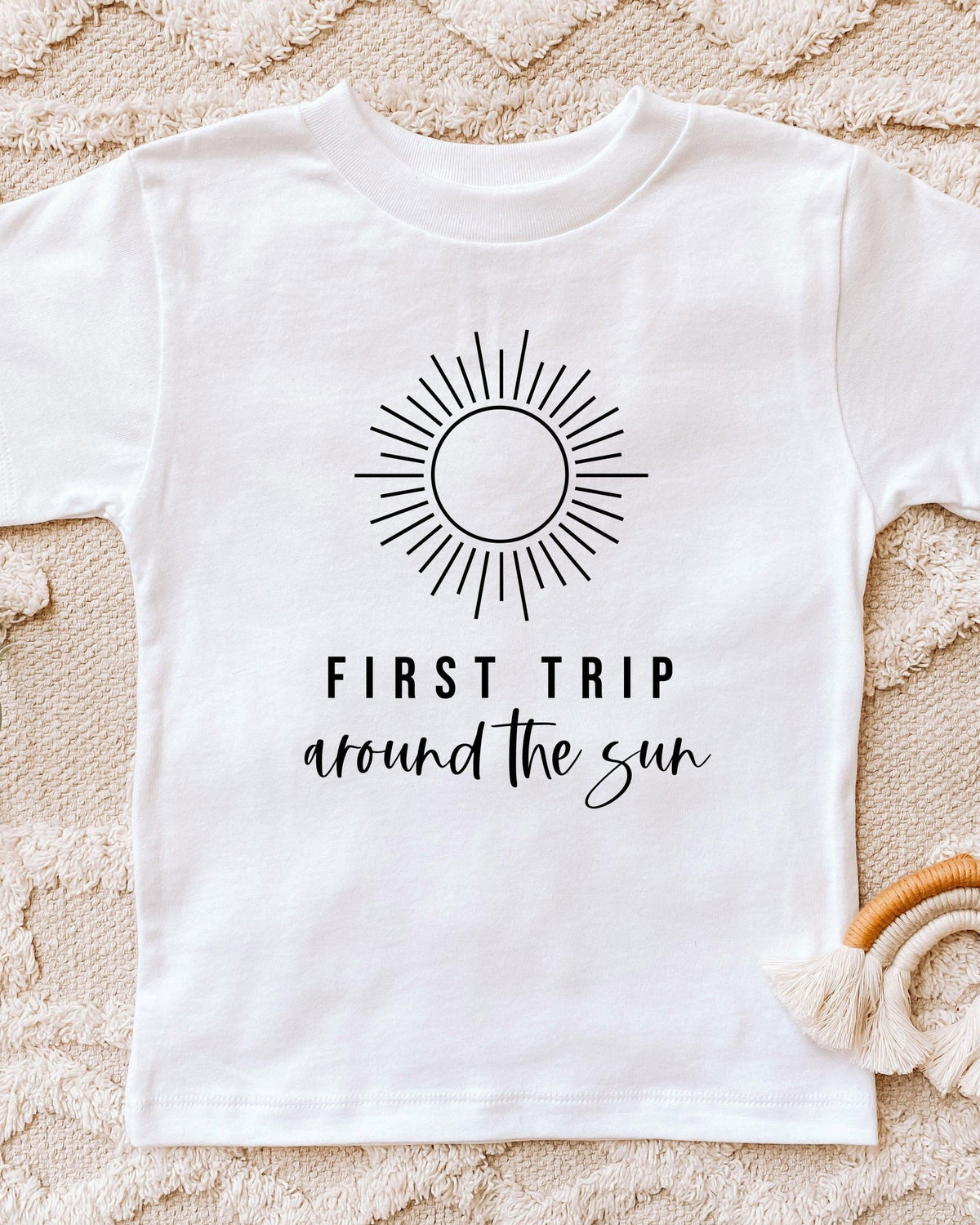 First Trip Around The Sun Organic Cotton Kids Tee