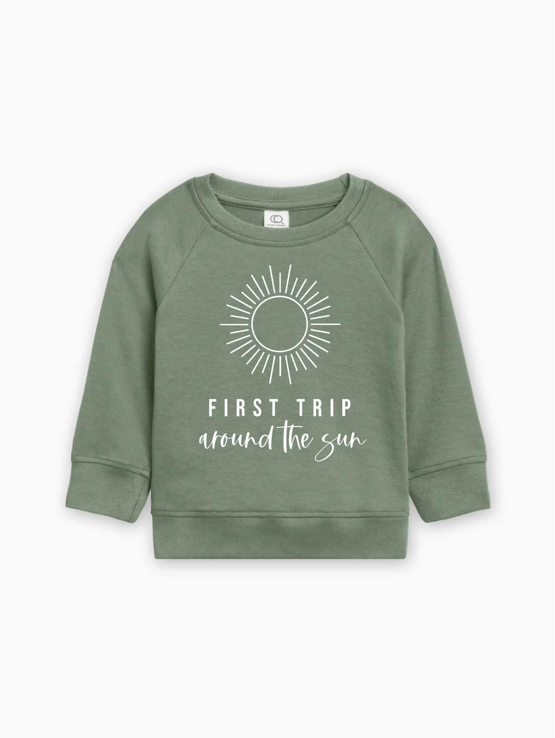 First Trip Around The Sun Organic Cotton Pullover