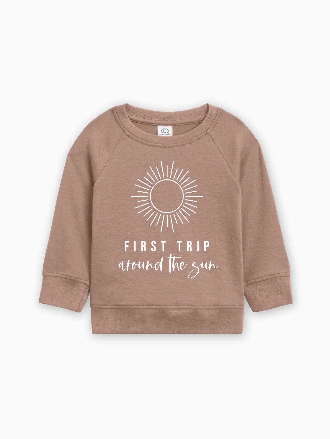 First Trip Around The Sun Organic Cotton Pullover