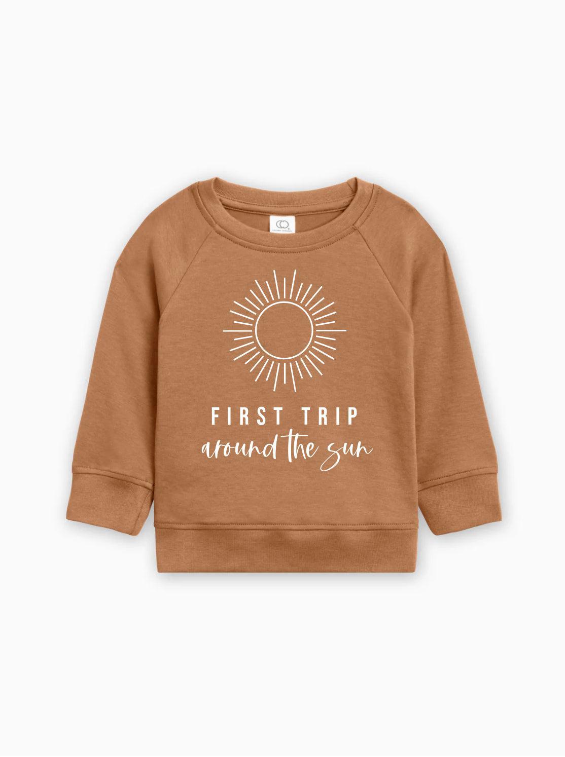 First Trip Around The Sun Organic Cotton Pullover