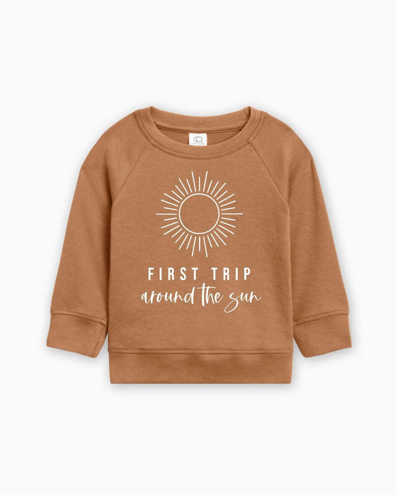 First Trip Around The Sun Organic Cotton Pullover