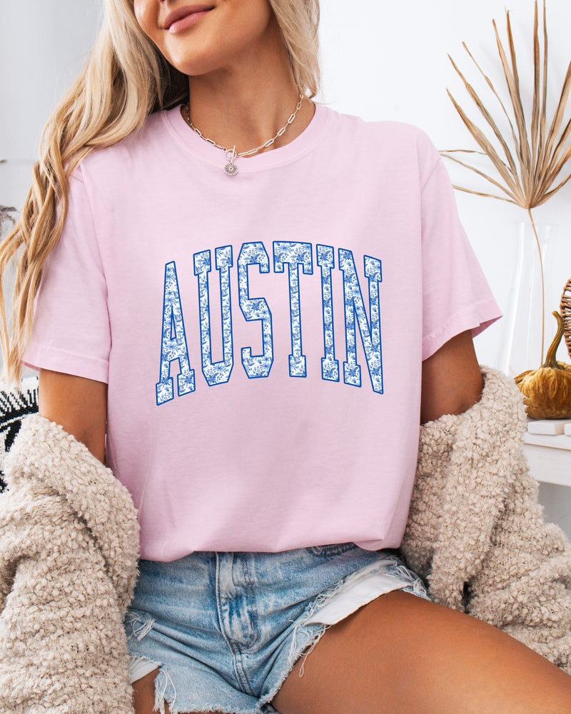 Austin Texas State City College Comfort Colors T Shirt