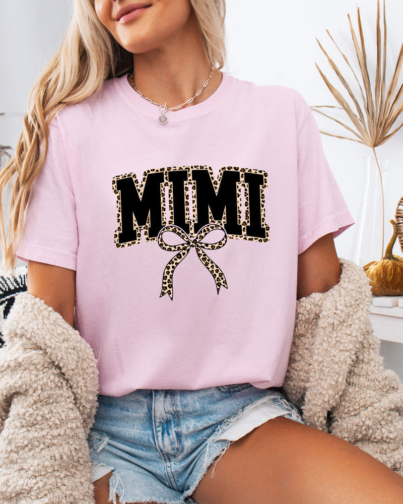Mimi Leopard Grandma Comfort Colors Garment Dyed T Shirt