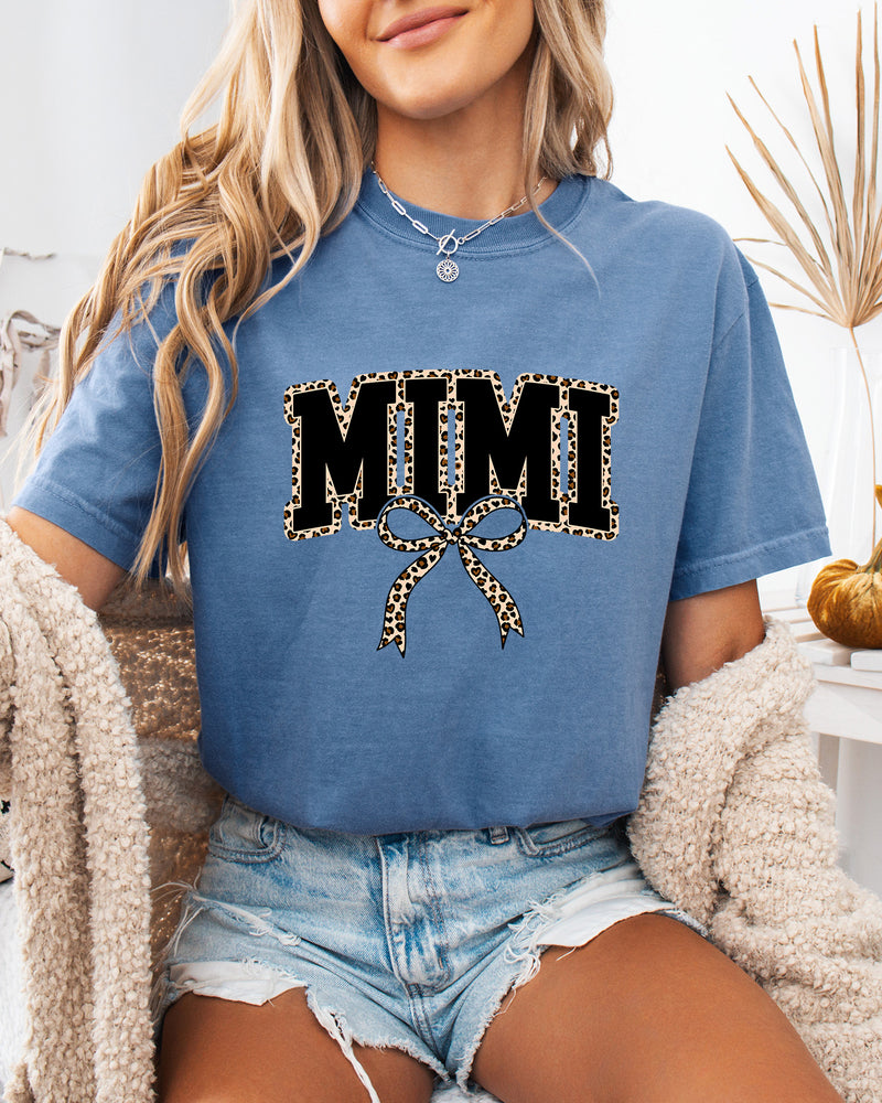 Mimi Leopard Grandma Comfort Colors Garment Dyed T Shirt