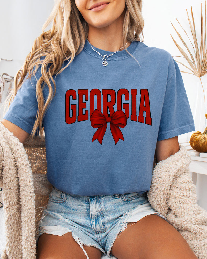 Georgia State City College Comfort Colors T Shirt Vacation Beach Lake Summer