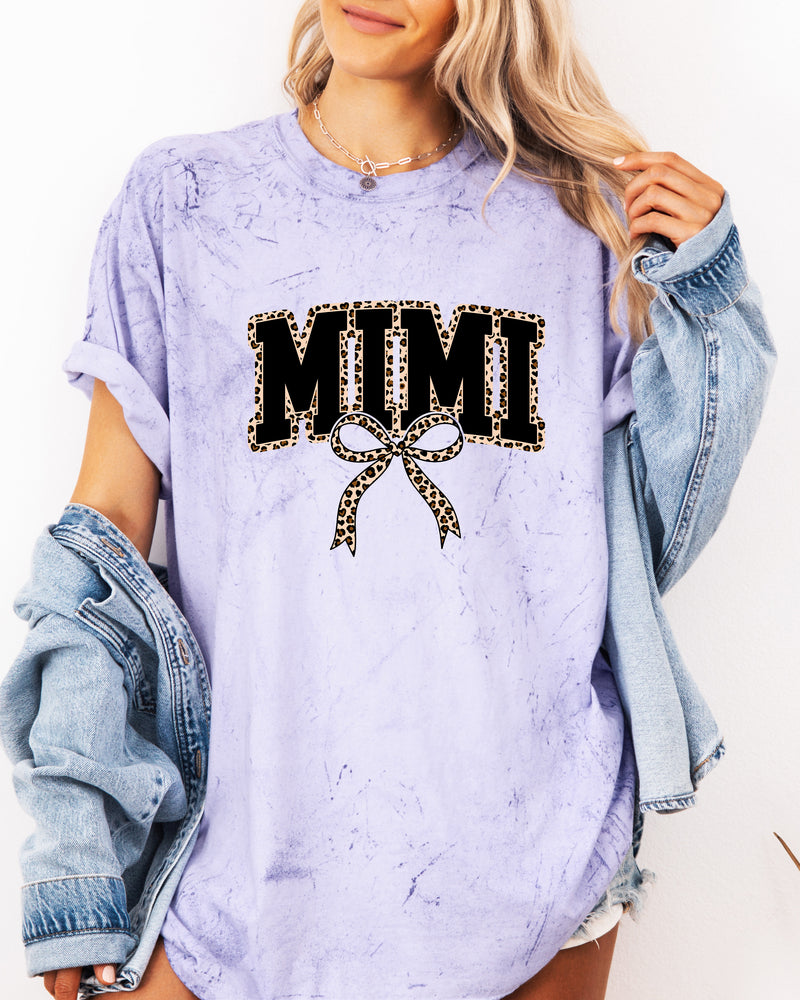 Mimi Leopard Grandma Comfort Colors Garment Dyed T Shirt