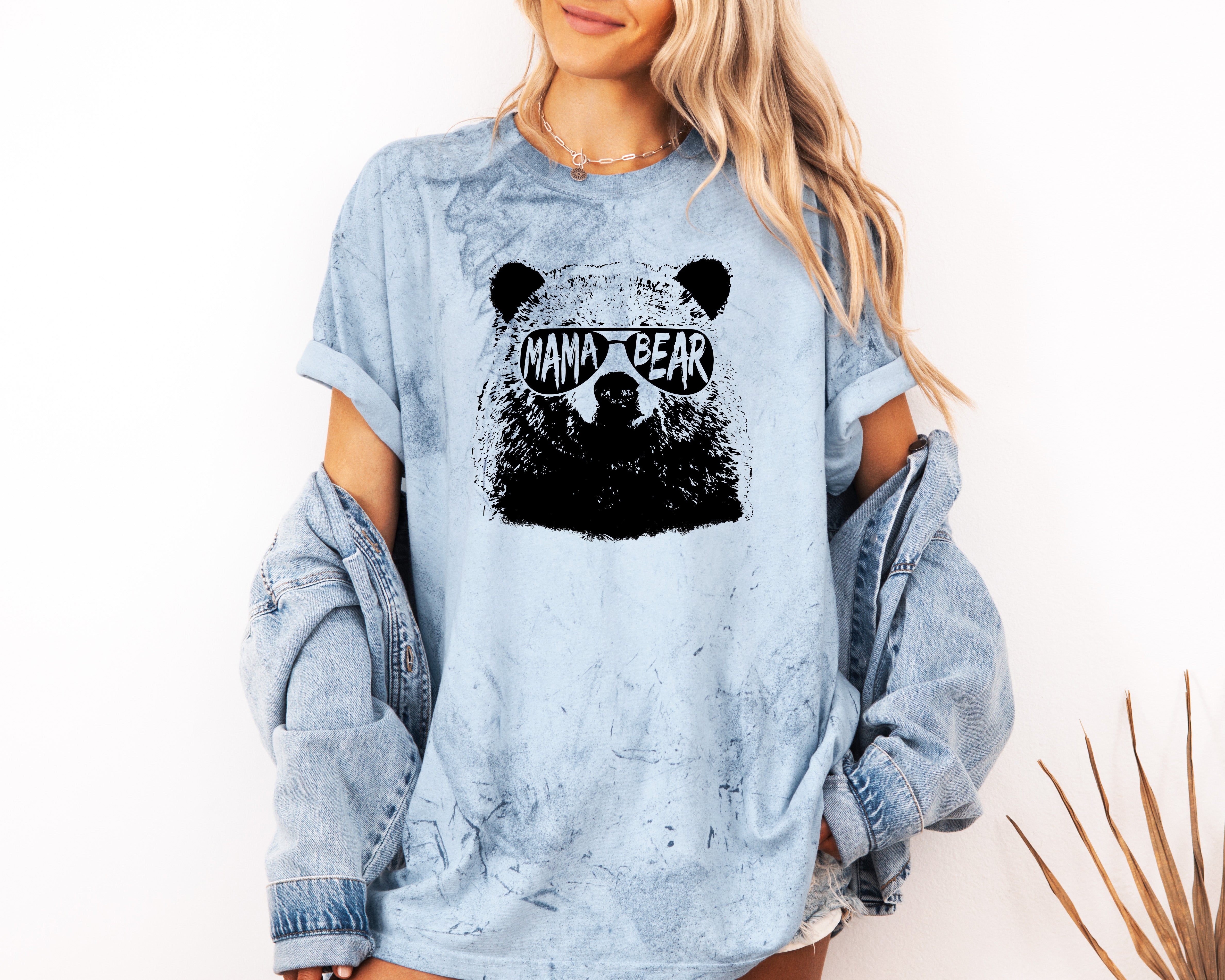 Mamabear Mama Bear Garment Dyed T Shirt