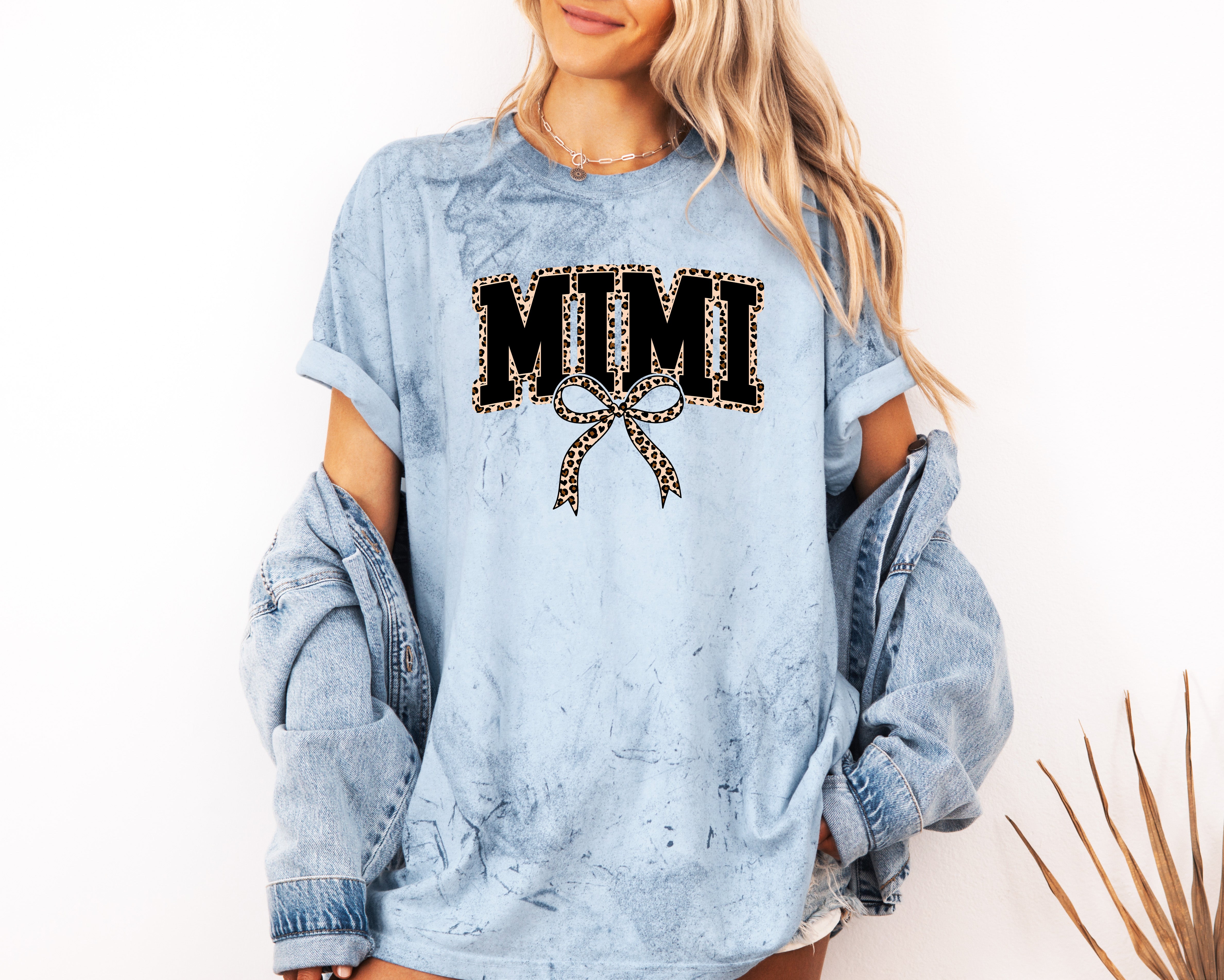Mimi Leopard Grandma Comfort Colors Garment Dyed T Shirt